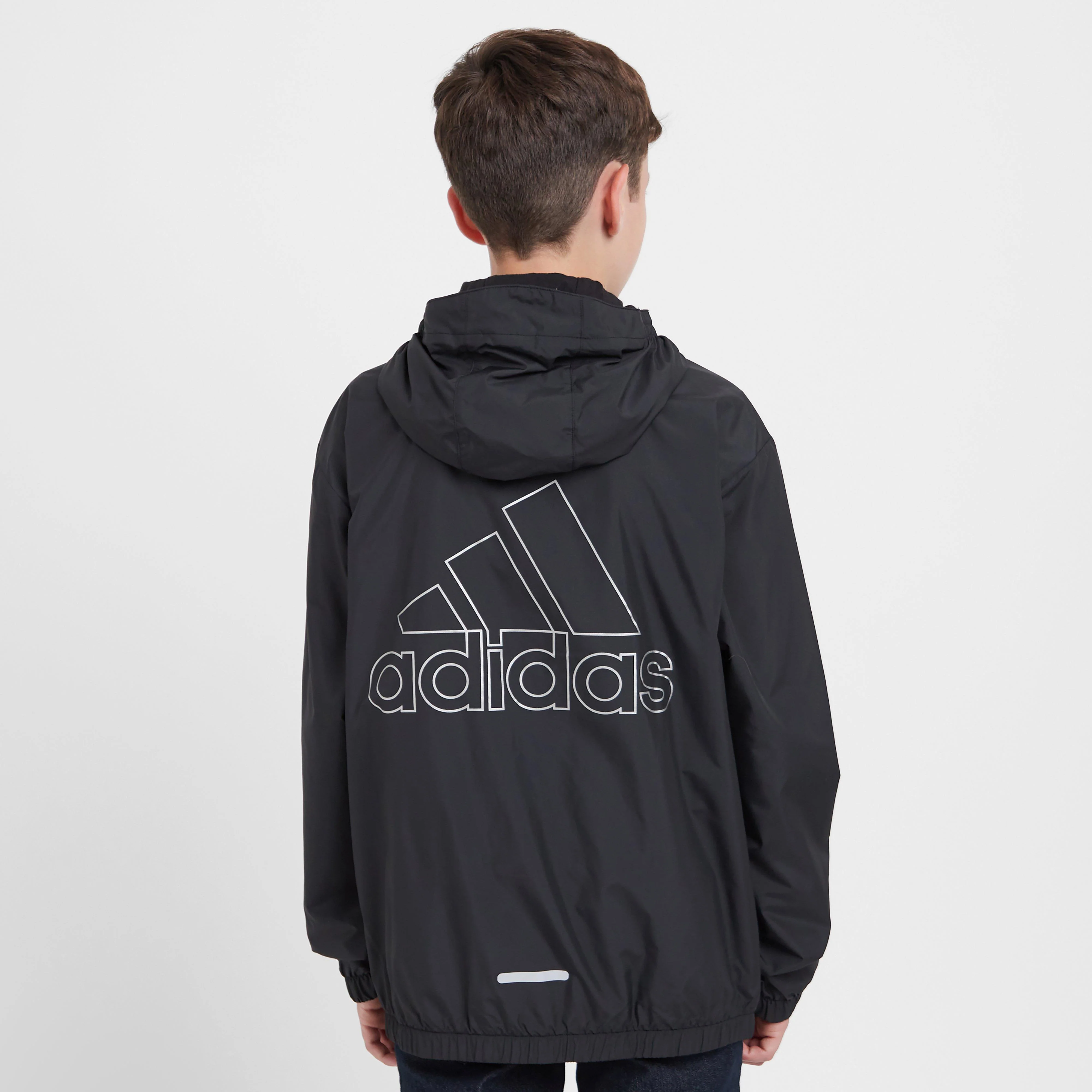 Kids’ Utility 3 Stripes Hooded Jacket - Image 2
