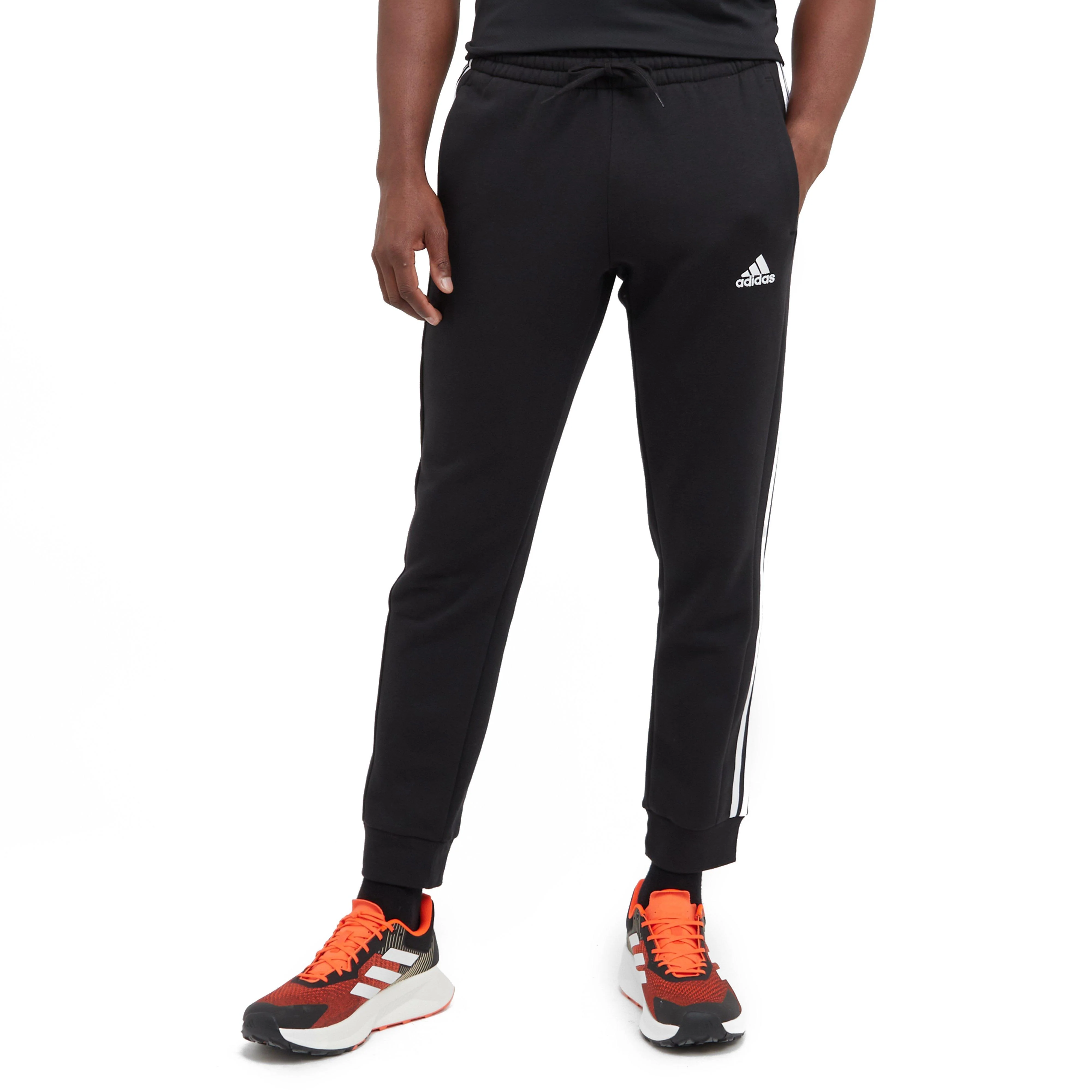 Men's 3 Stripe Fleece Jogging Bottoms - Image 6