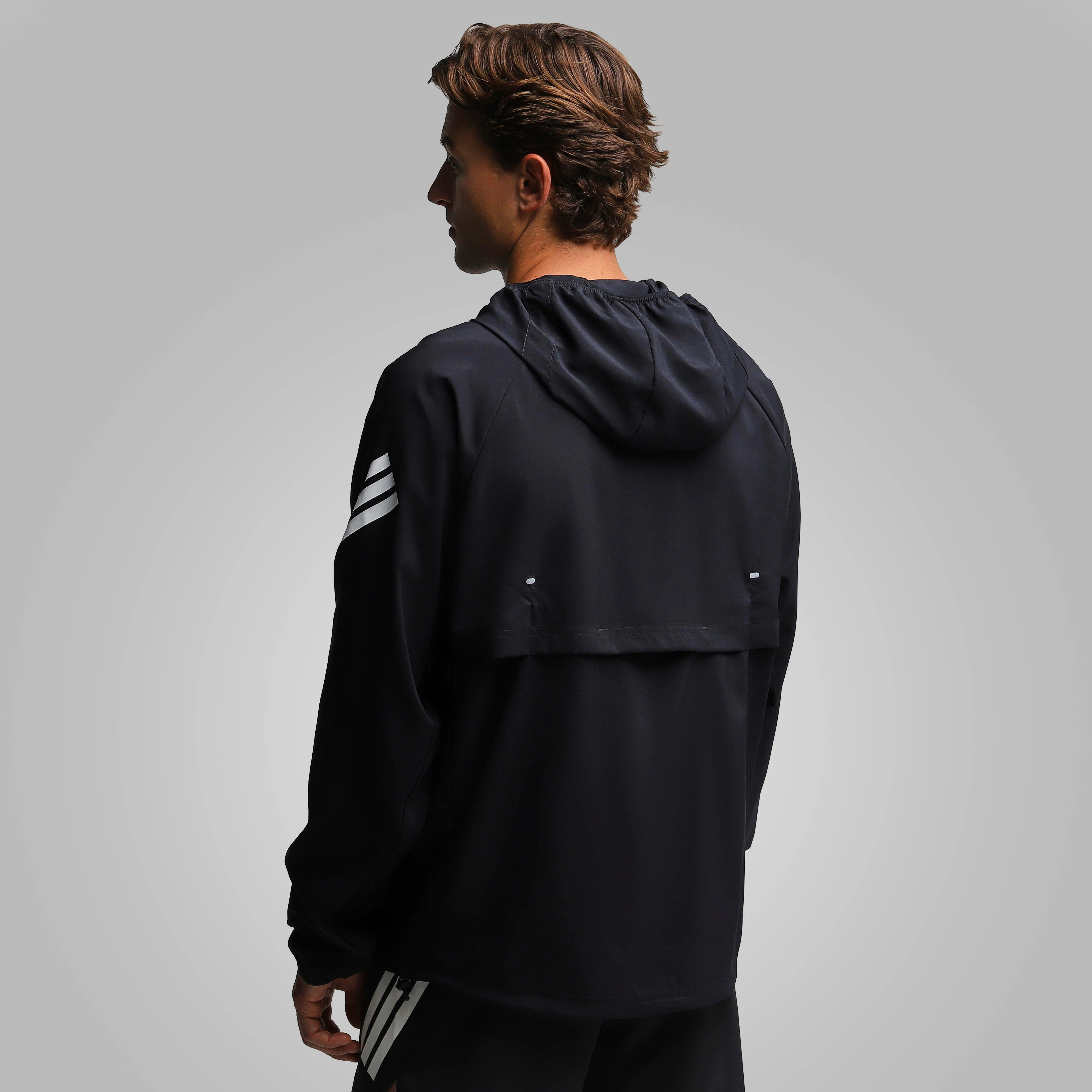 Men’s adi365 3-Stripe Iconic Hooded Jacket - Image 4
