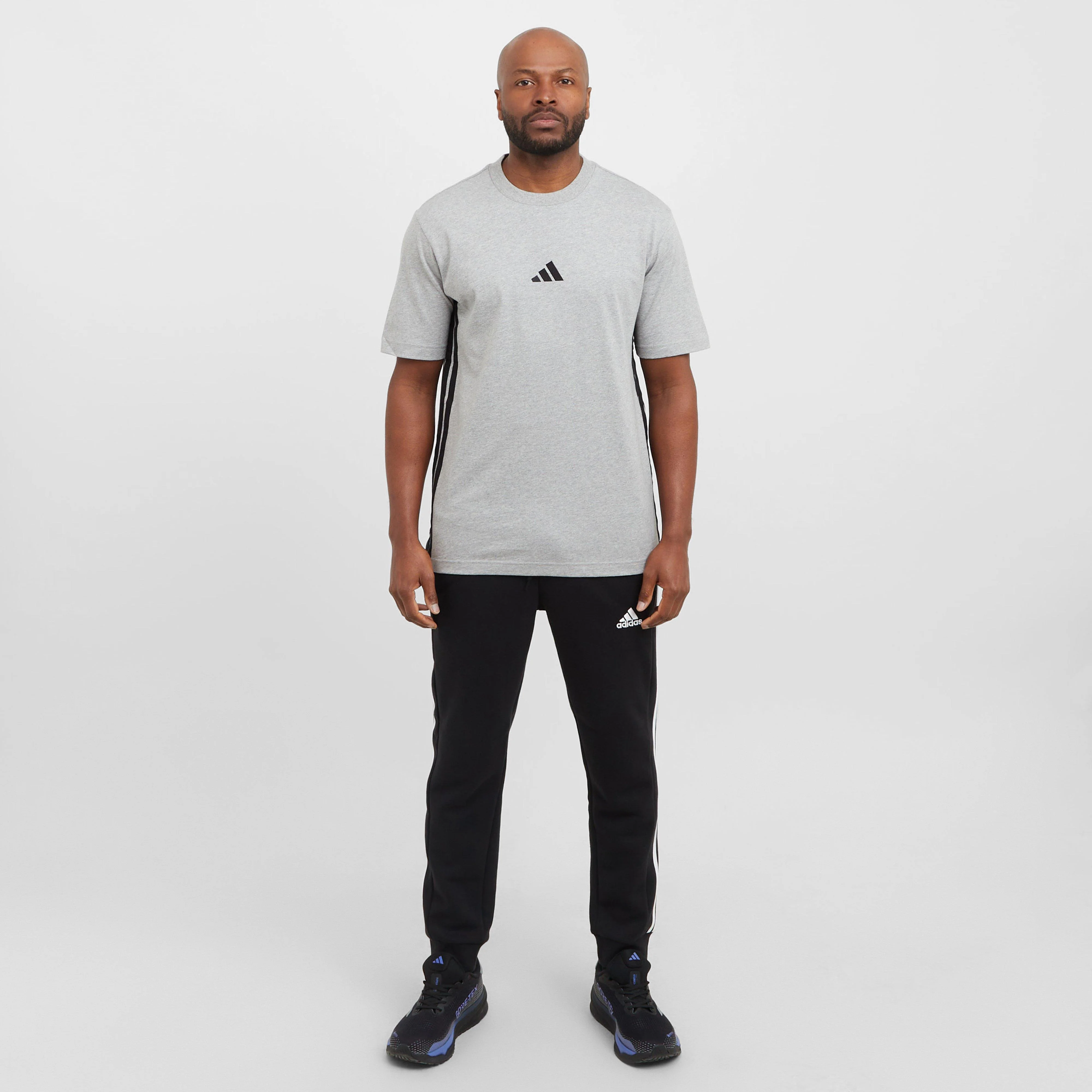 Men’s Essentials 3-Stripes Single Jersey T-Shirt - Image 3