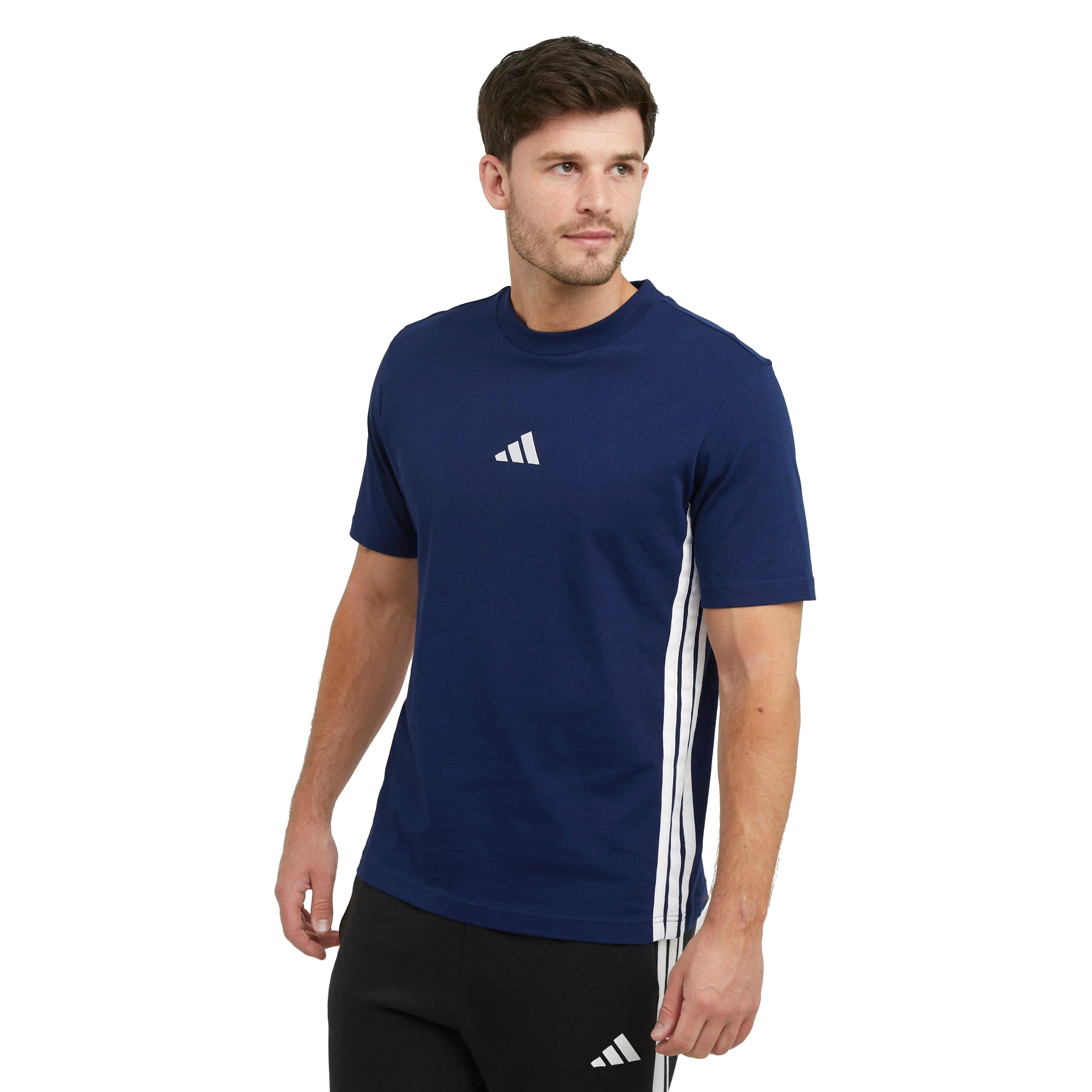 Men’s Essentials 3-Stripes Single Jersey T-Shirt - Image 6