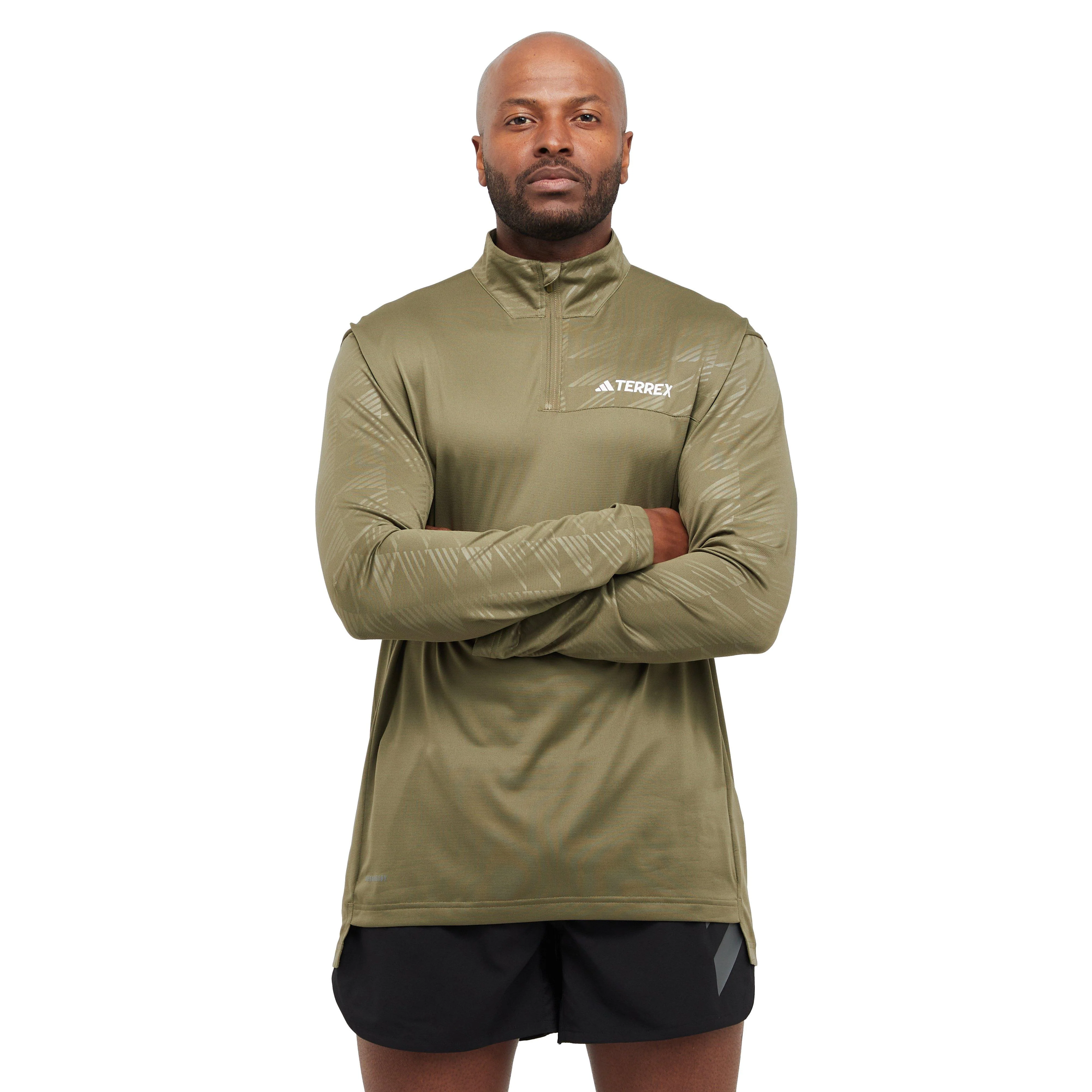 Men's Multi Half-Zip Long Sleeve Top - Image 6