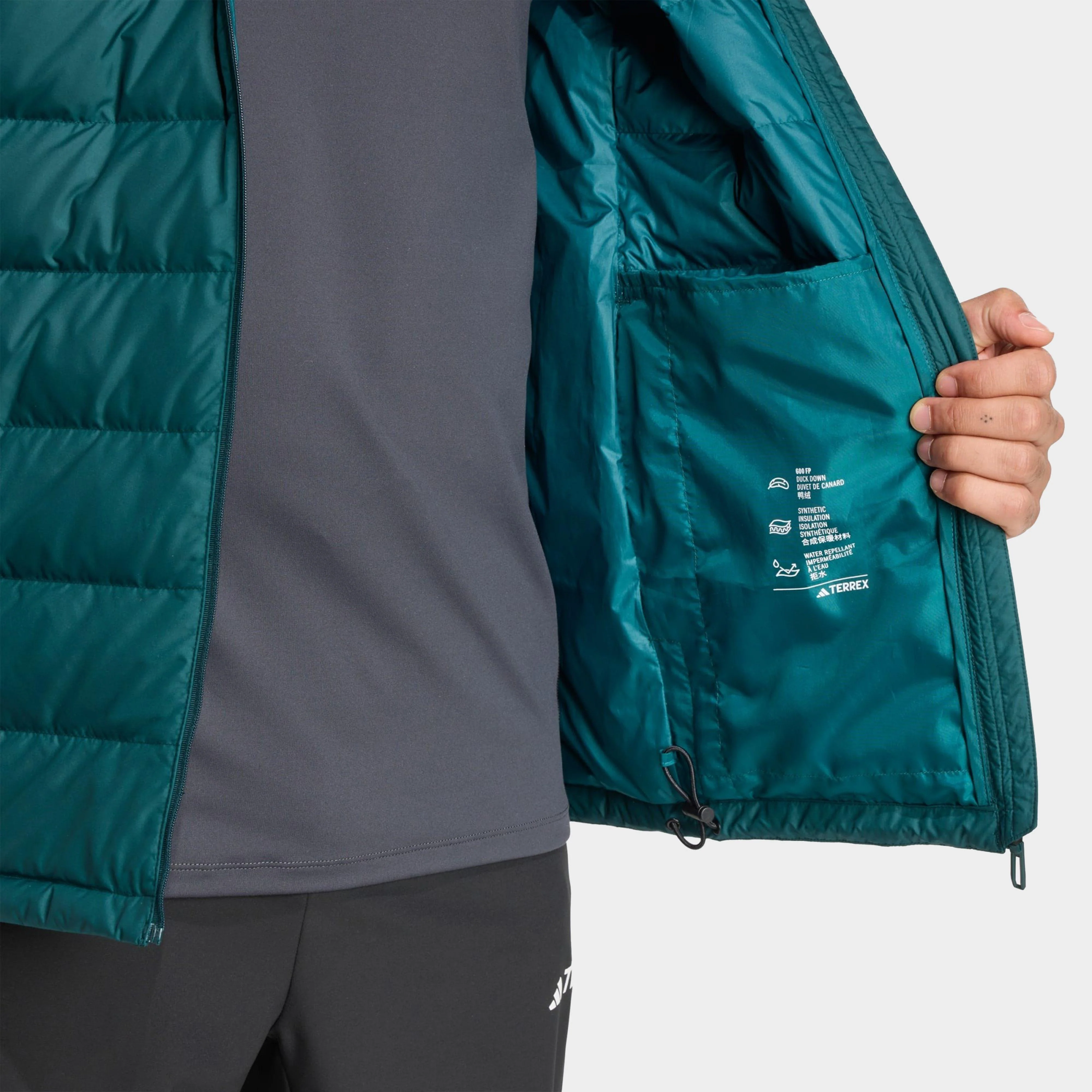 Men's Multi Light Down CLIMAWARM Hooded Jacket - Image 2