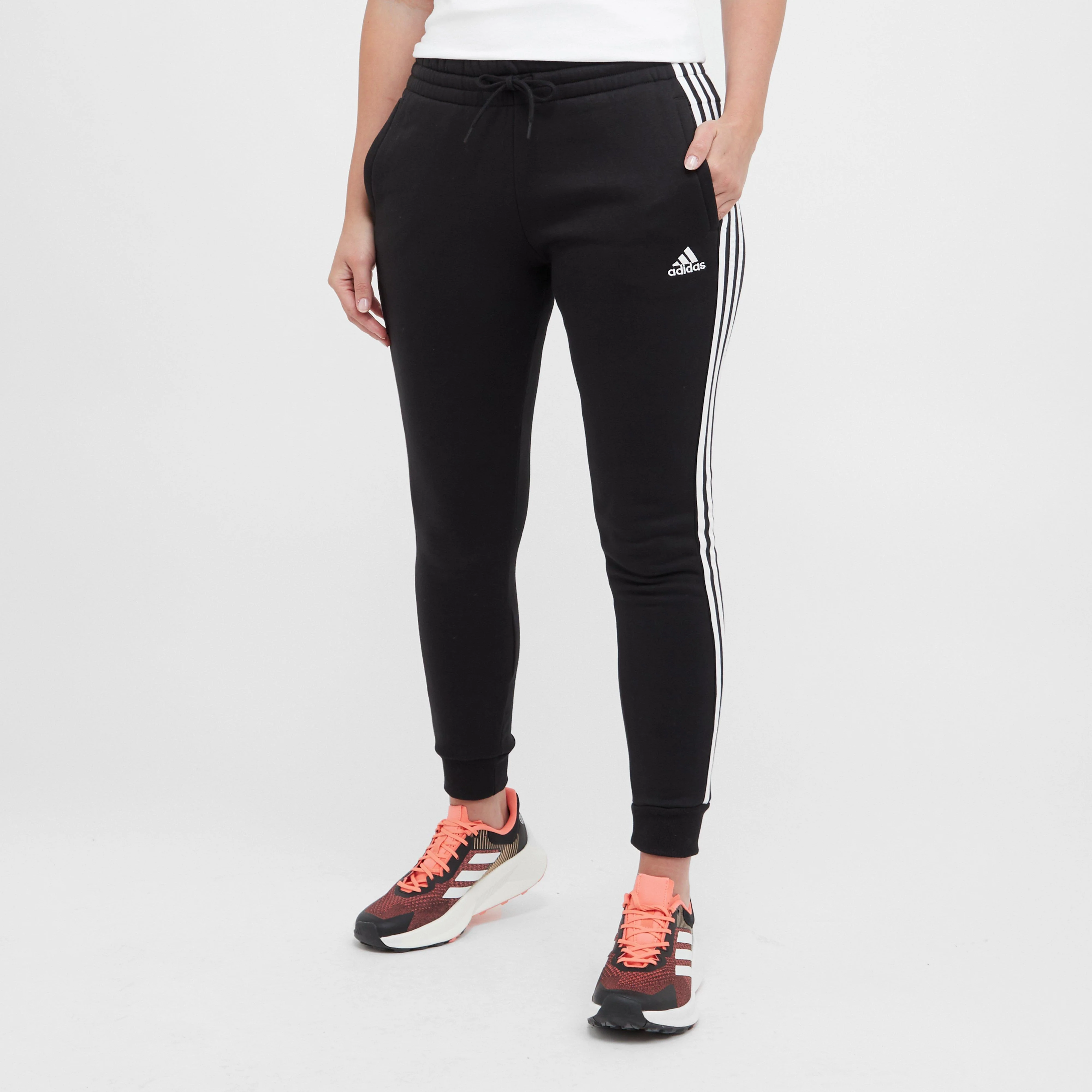 Women's 3 Stripe Fleece Jogging Bottoms