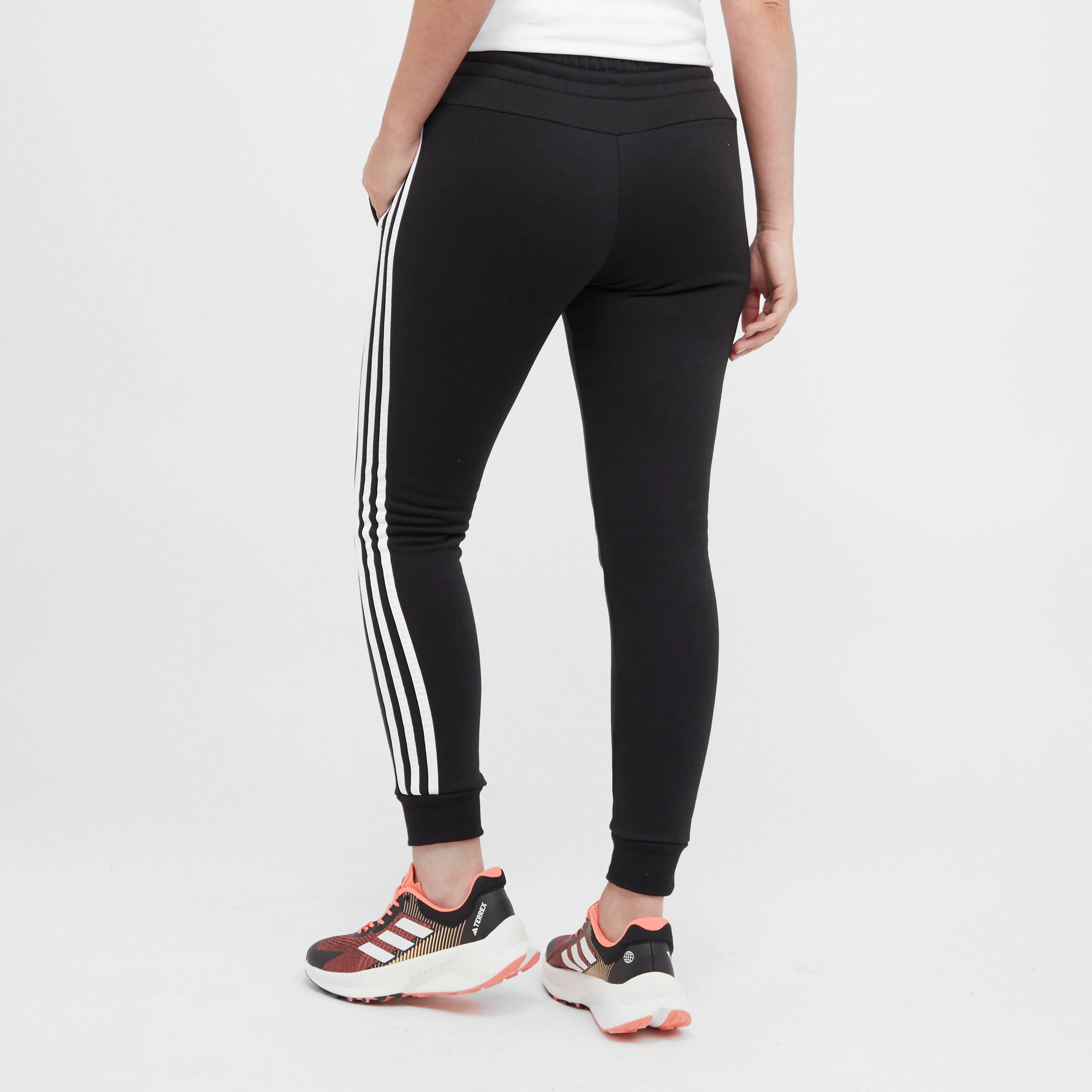 Women's 3 Stripe Fleece Jogging Bottoms - Image 2
