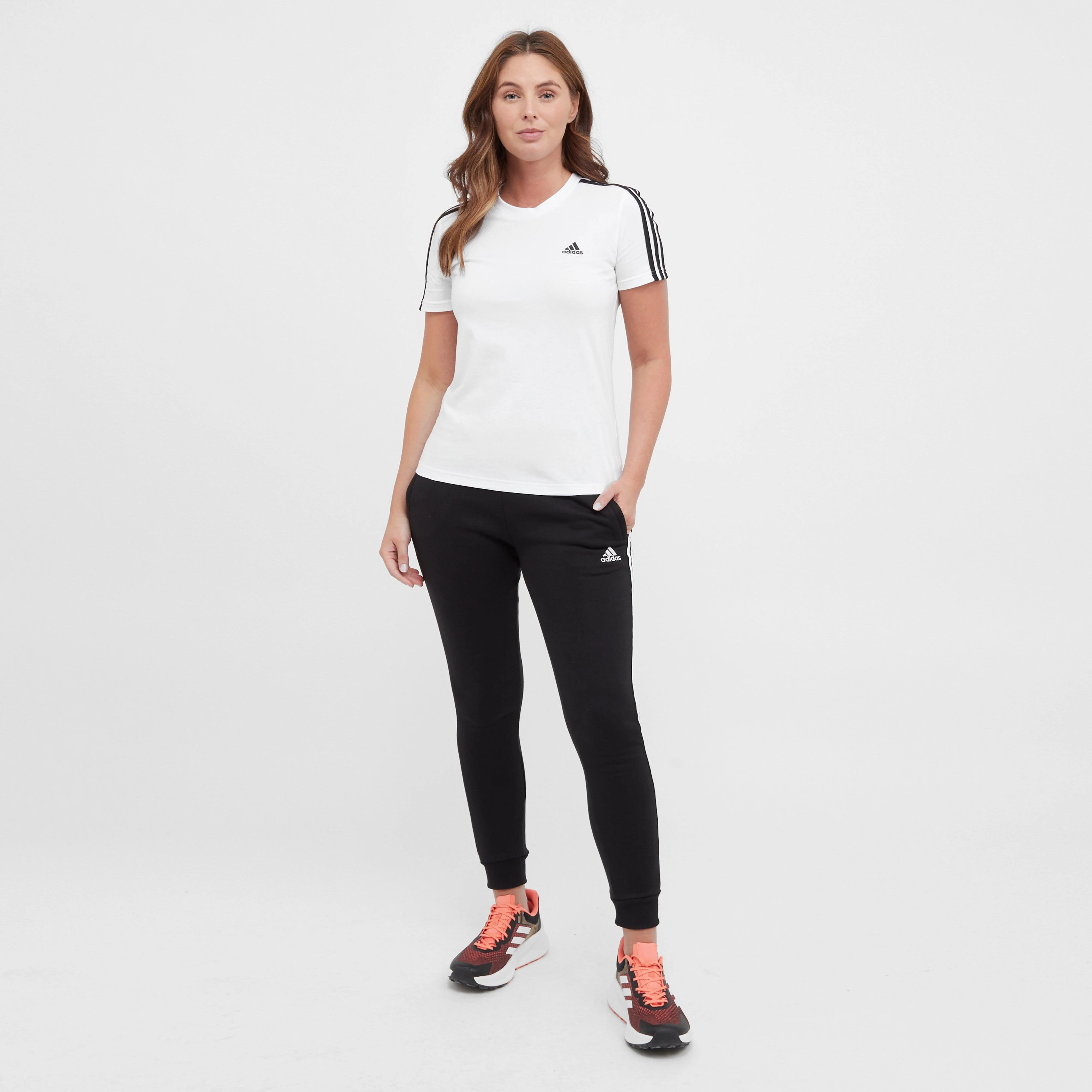 Women's 3 Stripe Fleece Jogging Bottoms - Image 3