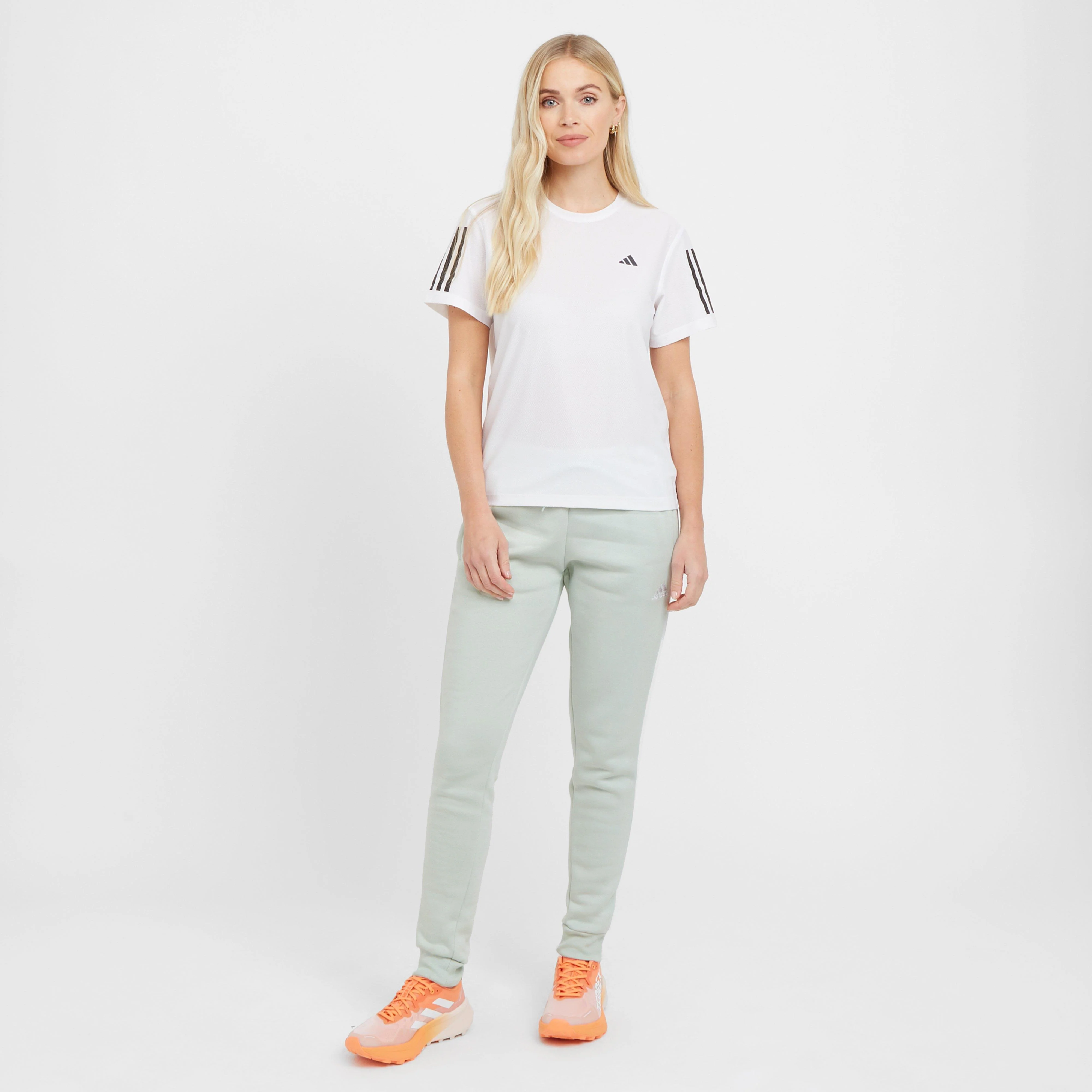 Women's 3 Stripe Fleece Jogging Bottoms - Image 3