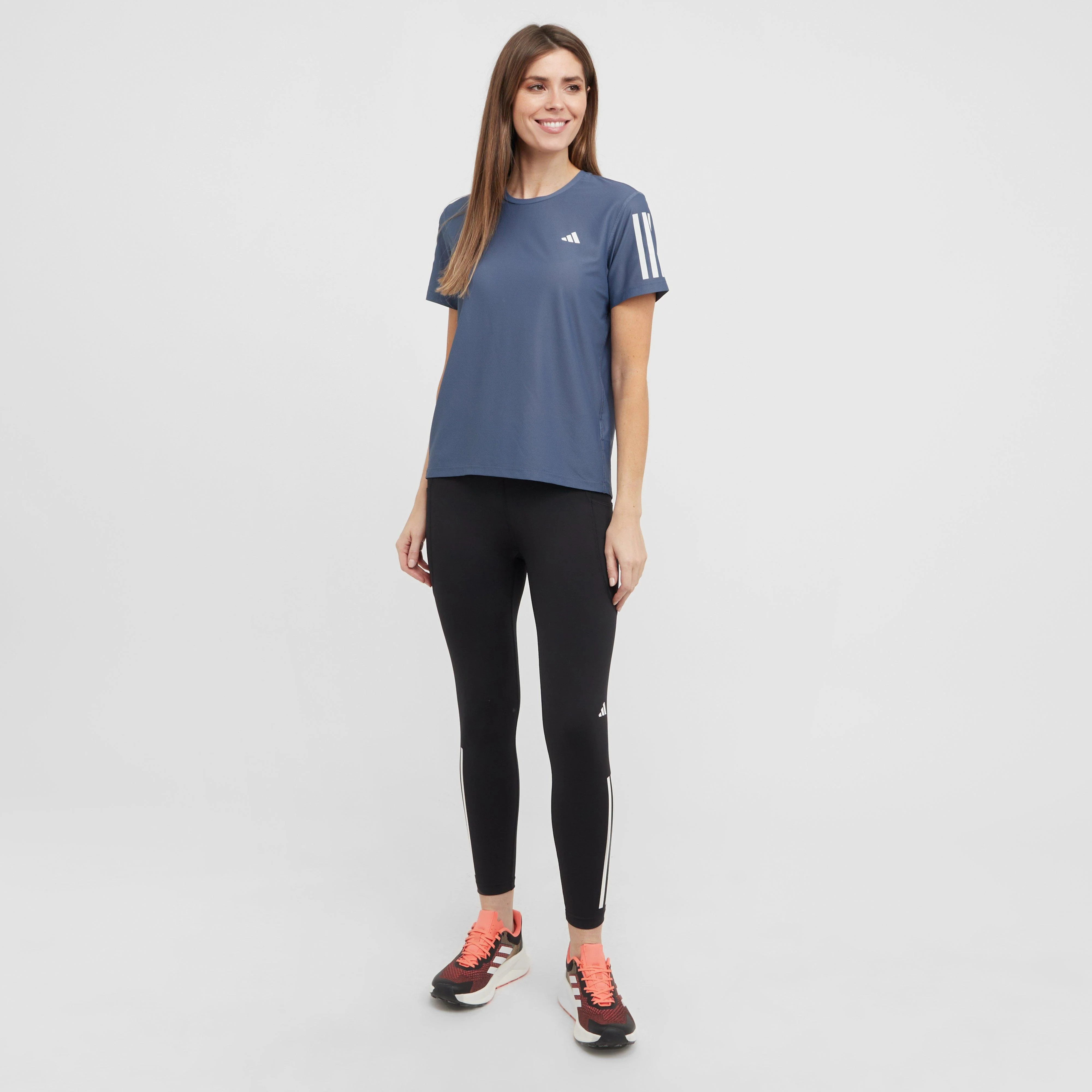 Women's DailyRun 3-Stripes 7/8 Leggings - Image 3