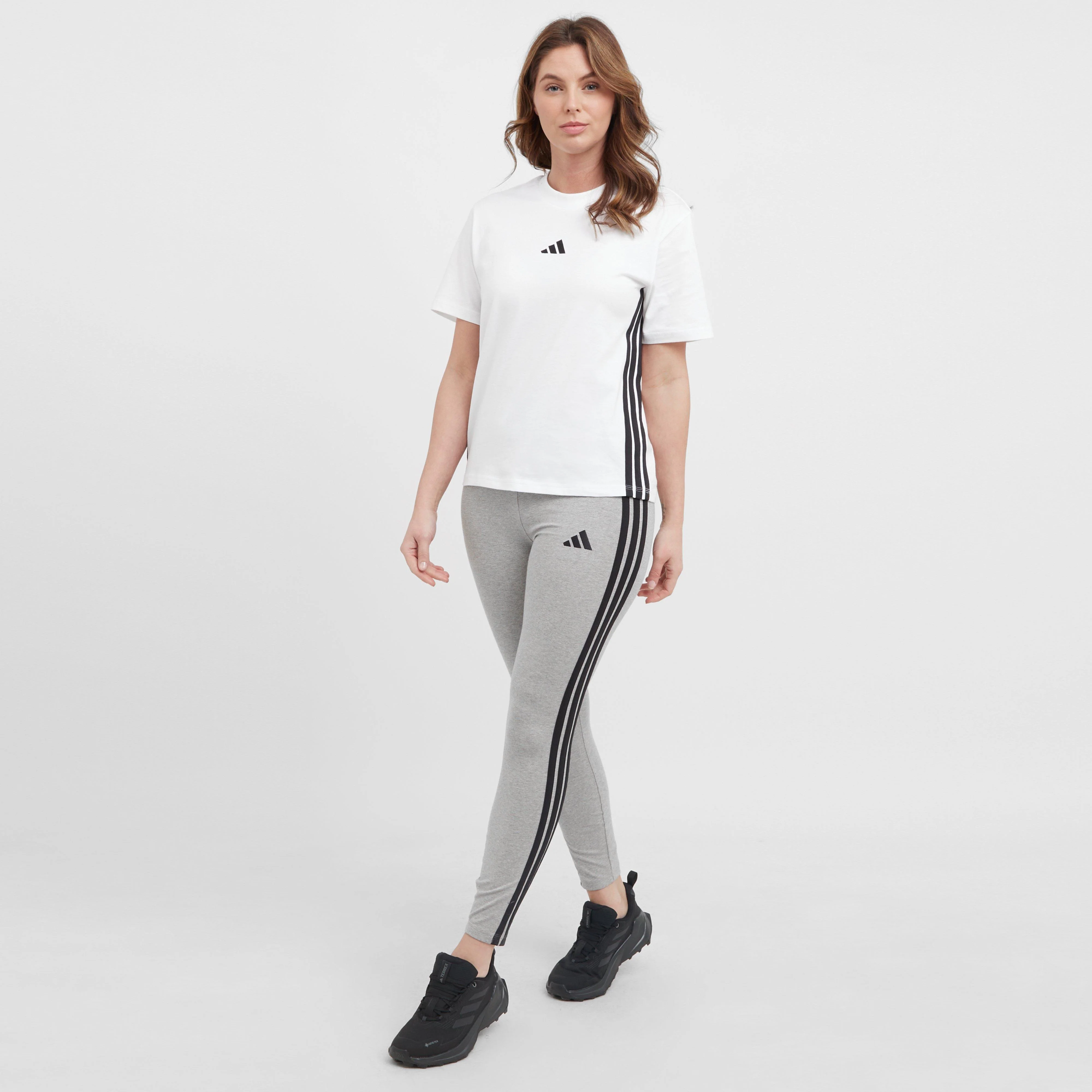 Women’s Essentials 3-Stripes Cotton Leggings - Image 3