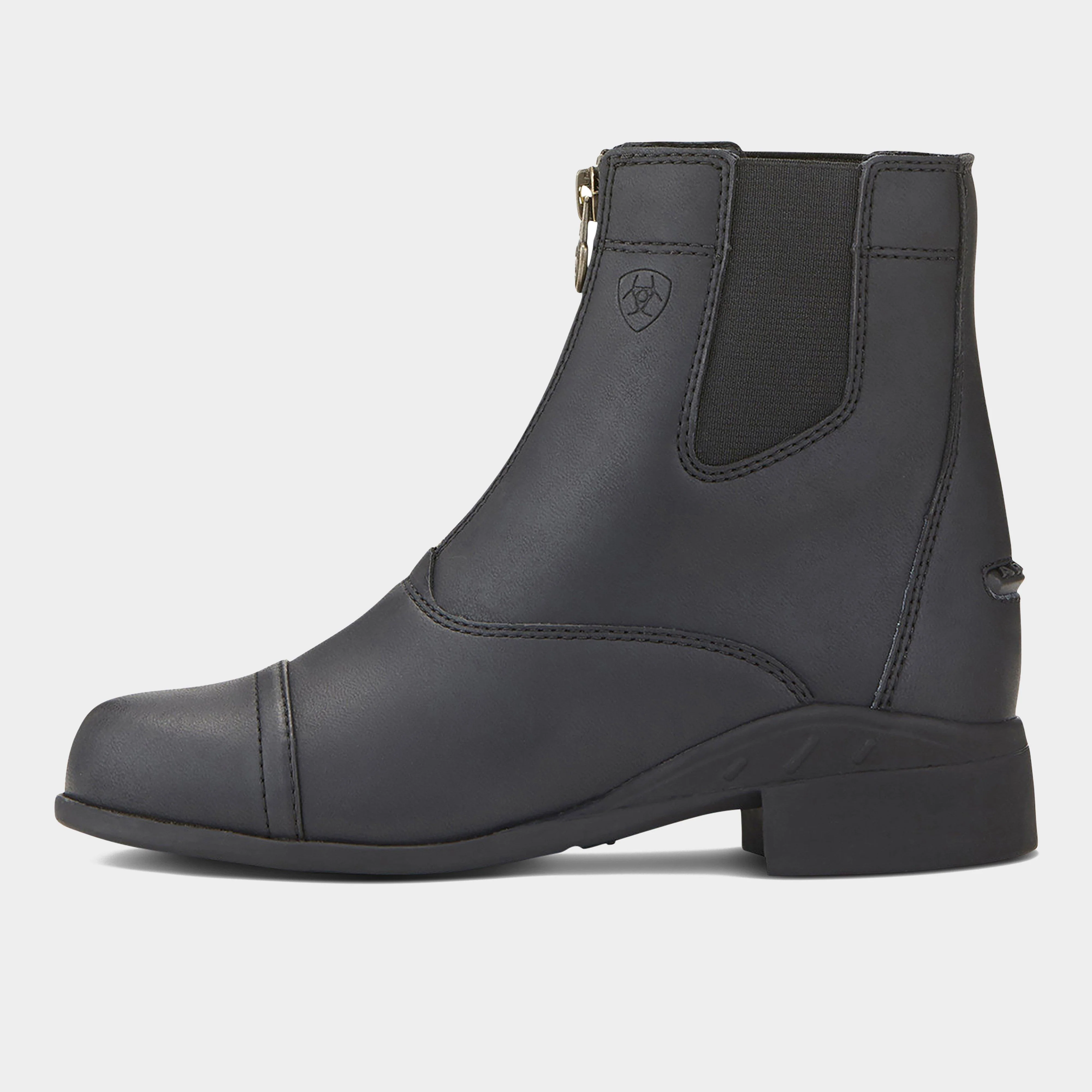 Kids Scout Zip Paddock Boots Black - Image 2