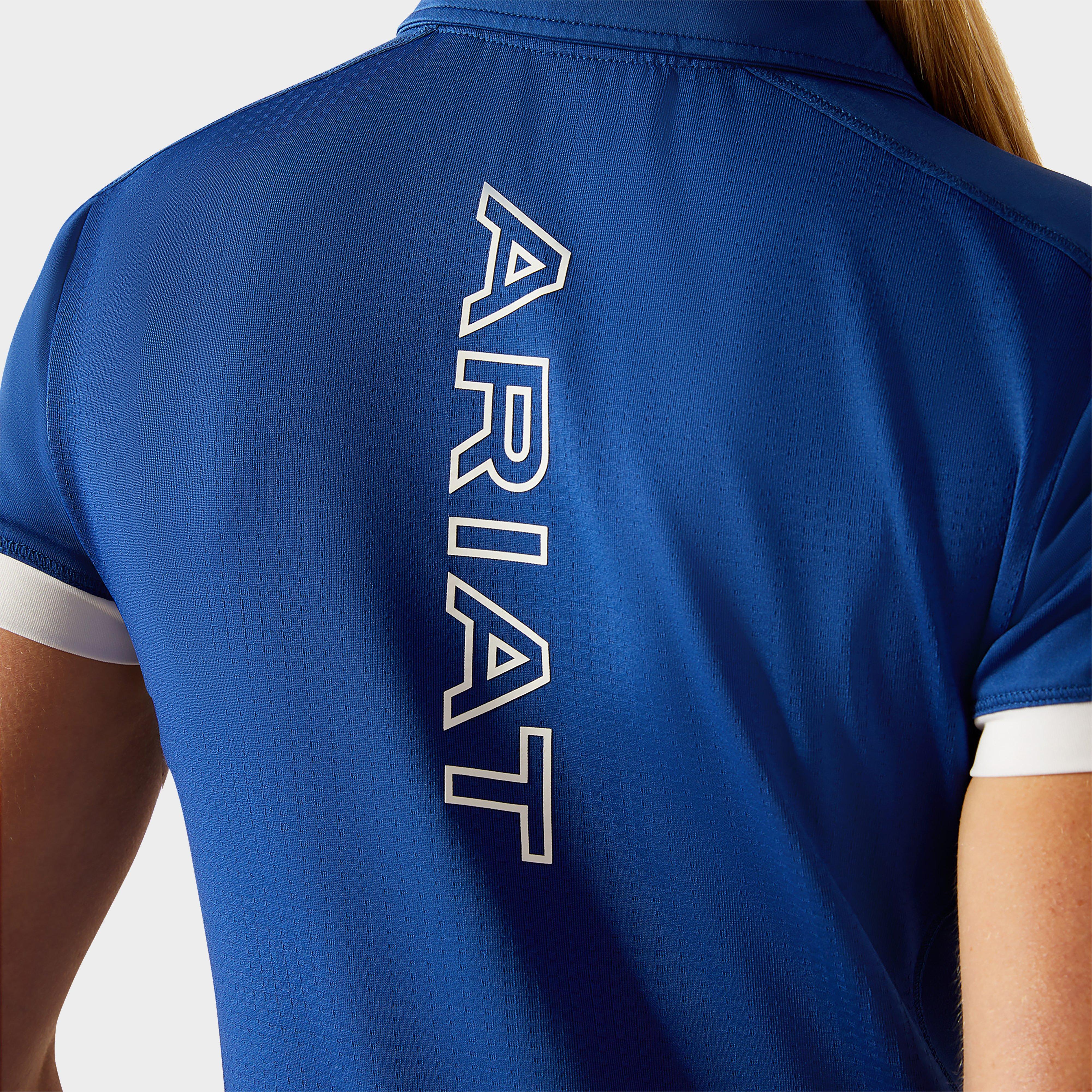 Women's Bandera 1/4 Zip Short Sleeved Polo Shirt - Image 4