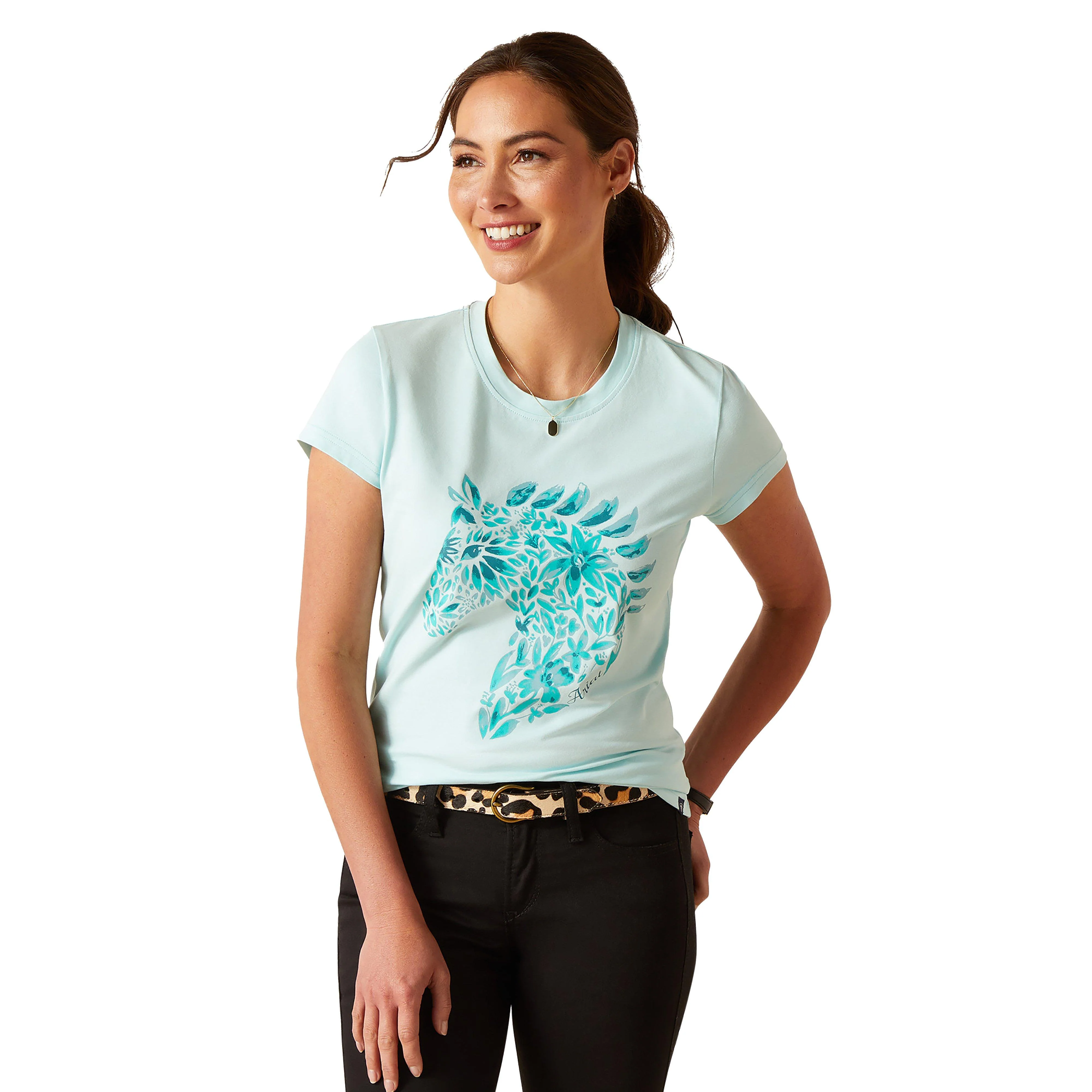 Women's Floral Mosaic T-Shirt - Image 5