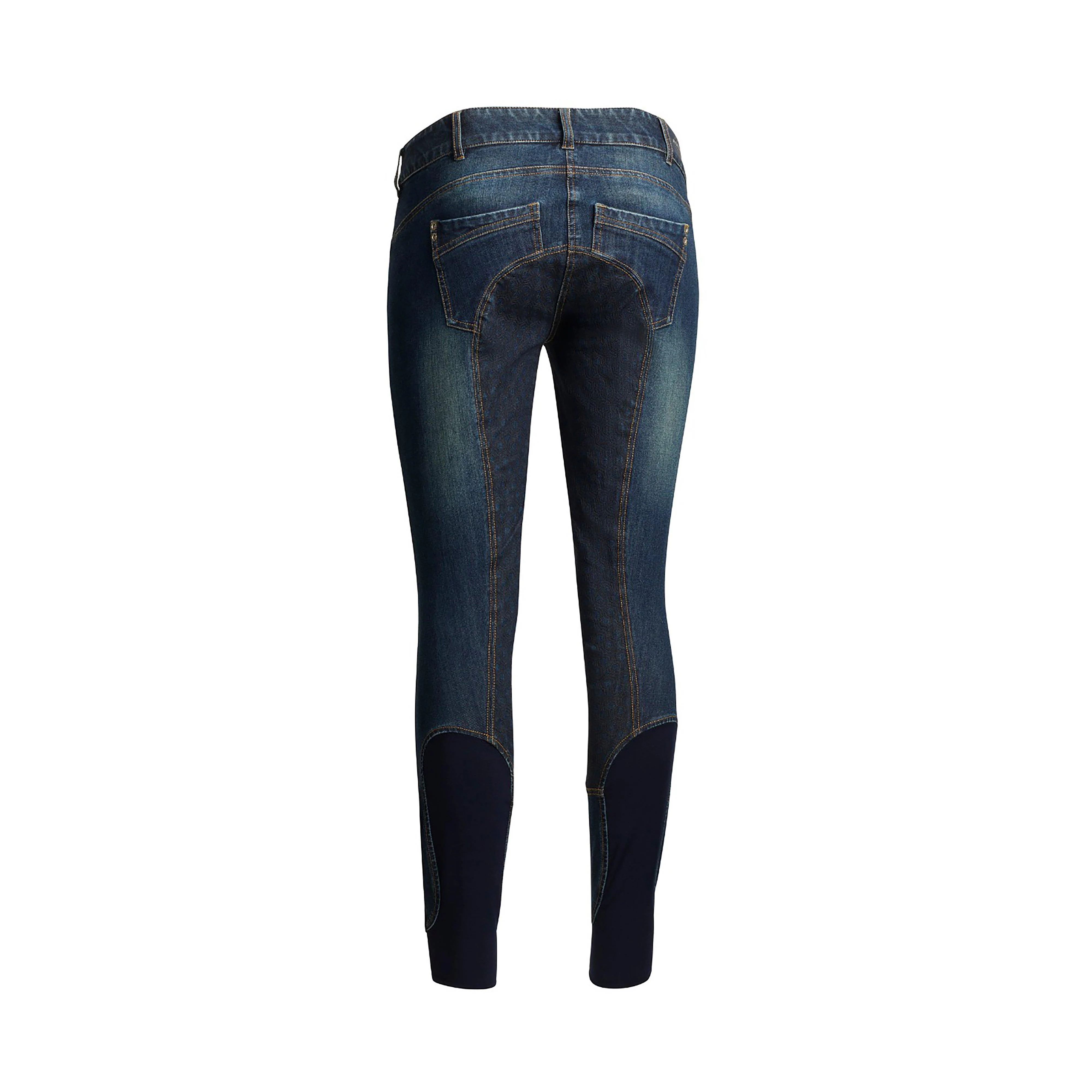 Women's Halo Denim Full Seat Breeches - Image 2
