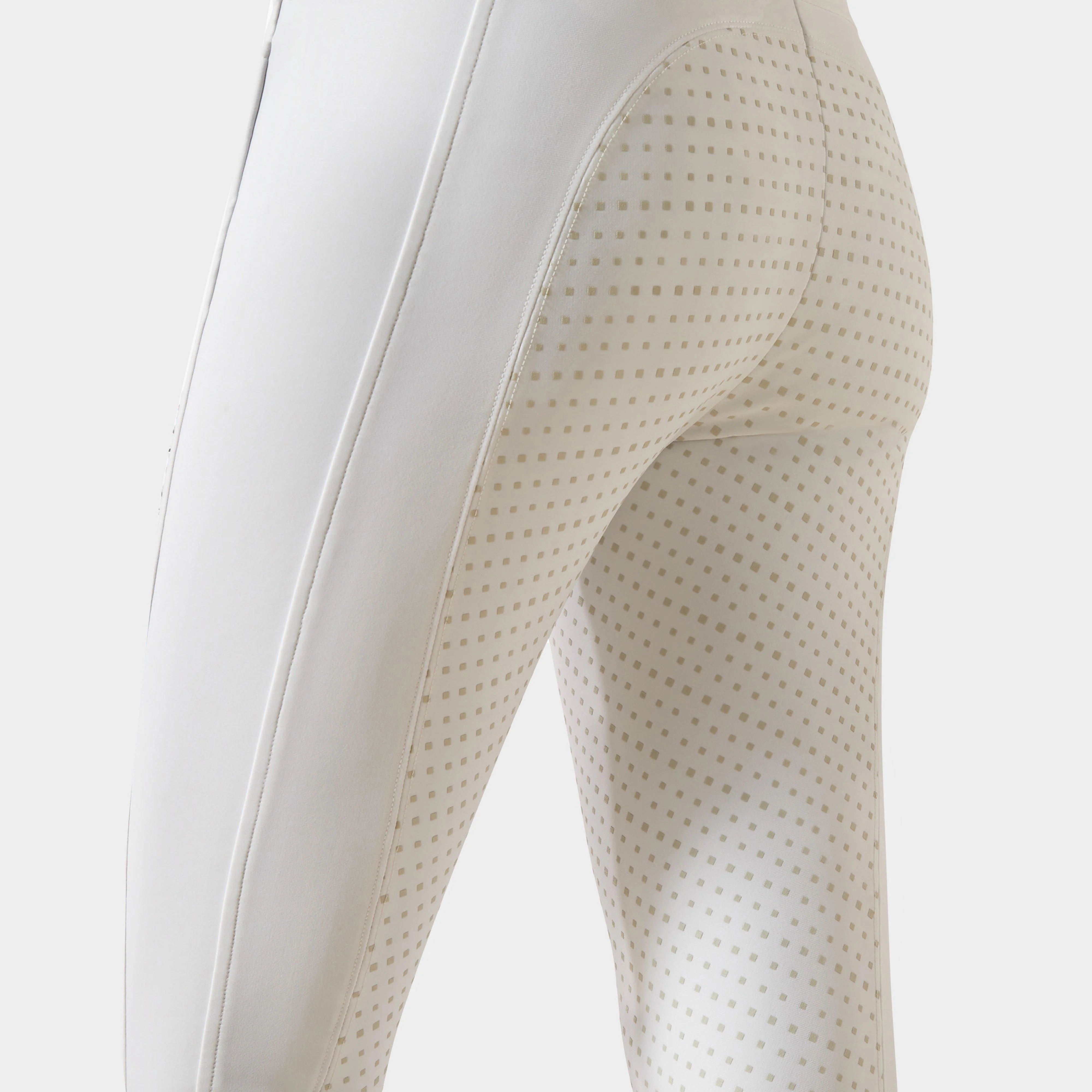 Women's Tri Factor NT Half Grip Breeches White - Image 5