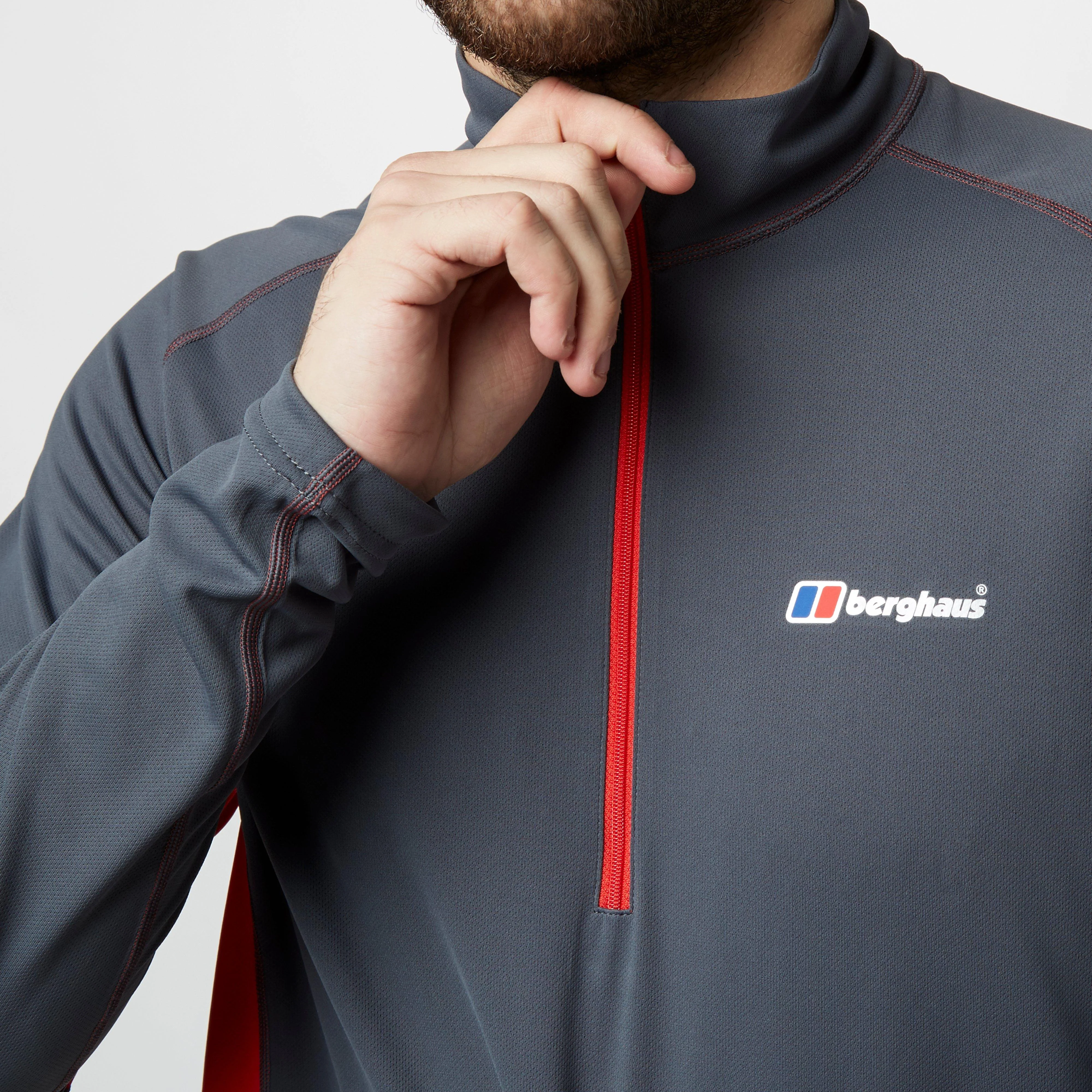 Men's Tech Long Sleeve Zip Tee - Image 4