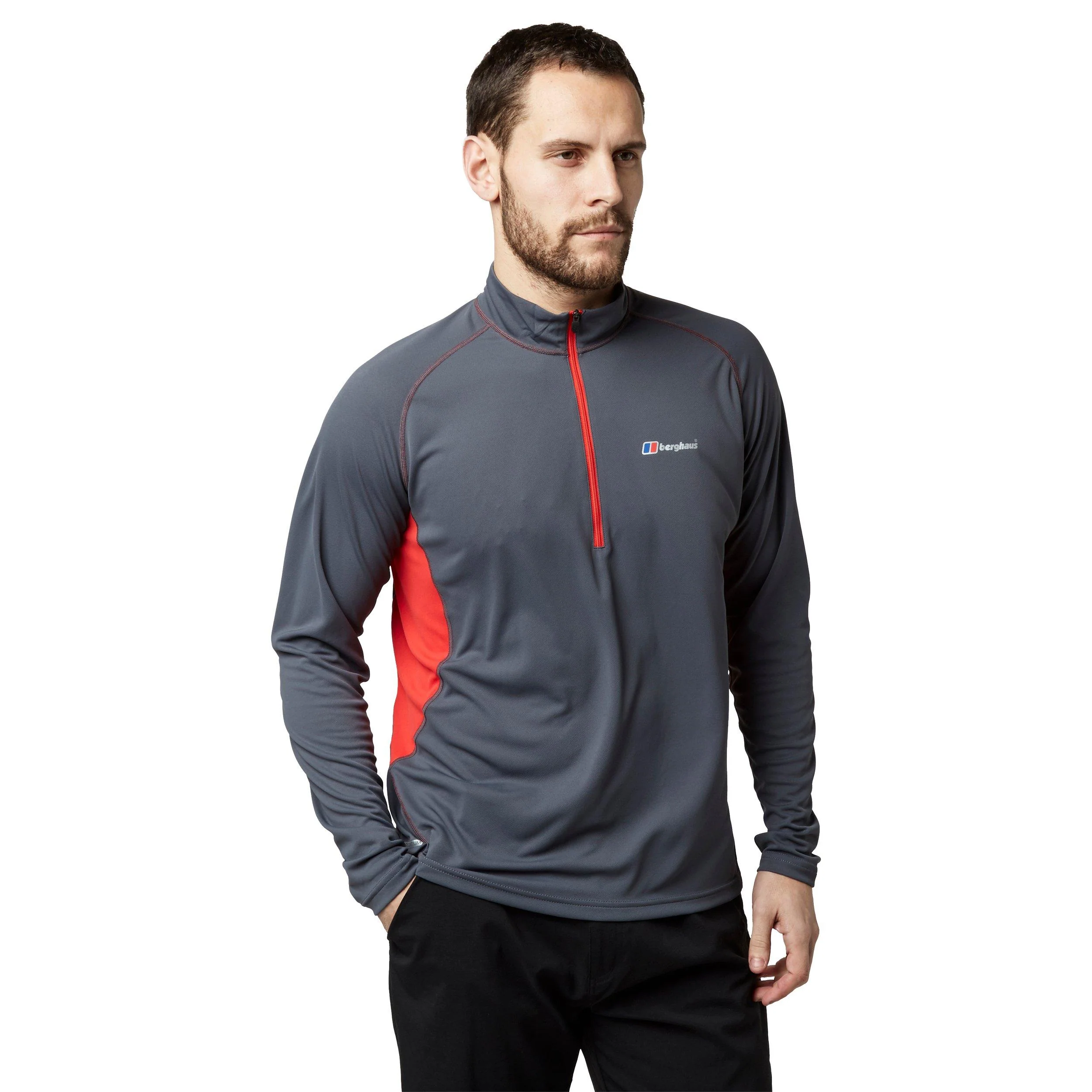 Men's Tech Long Sleeve Zip Tee - Image 5