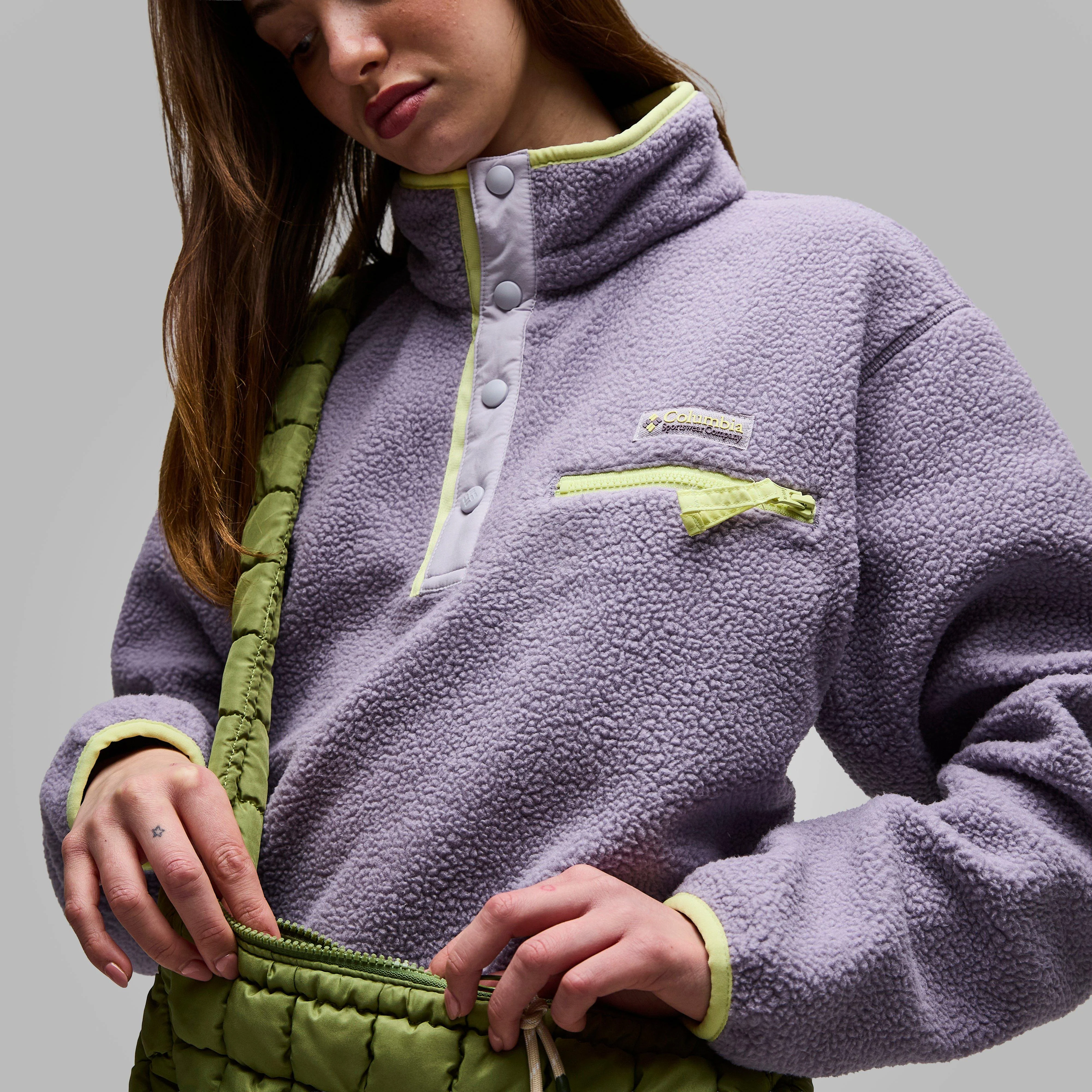 Women's Helvetia™ II Cropped Sherpa Half Snap Fleece - Image 3