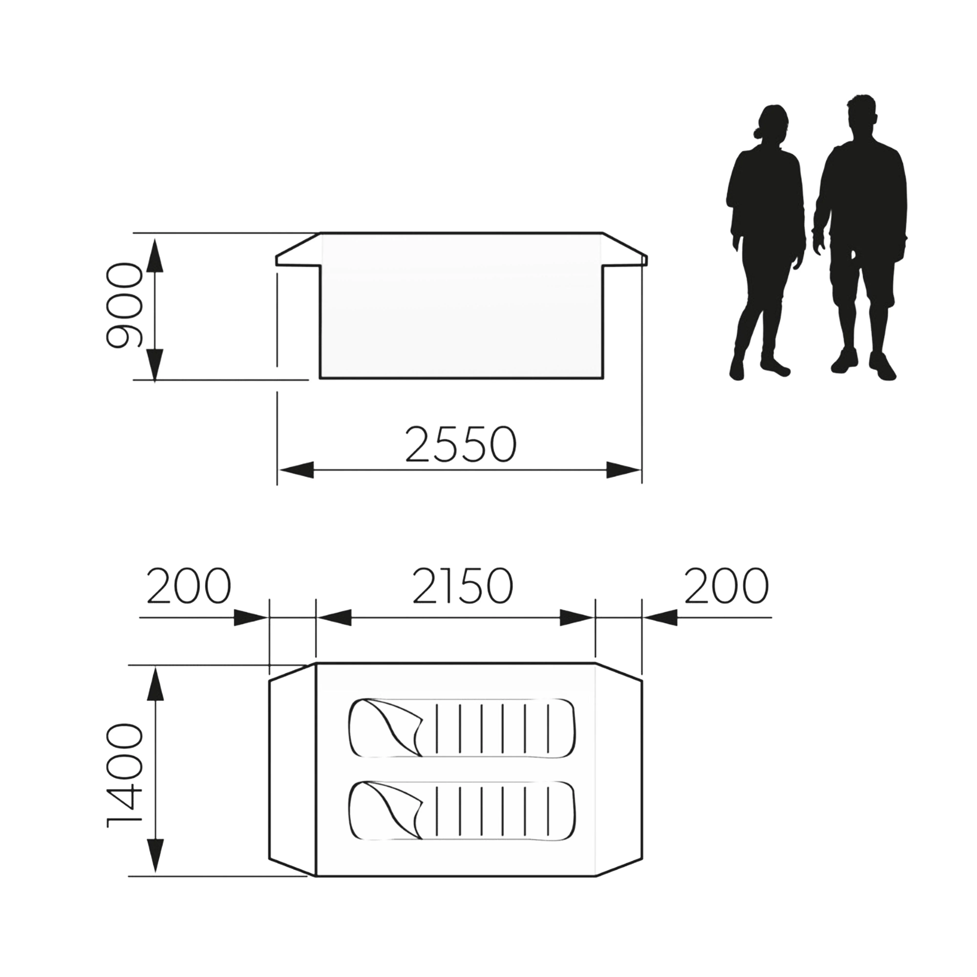 Pico FTC 2X2 TC Inflatable Tent - Image 2