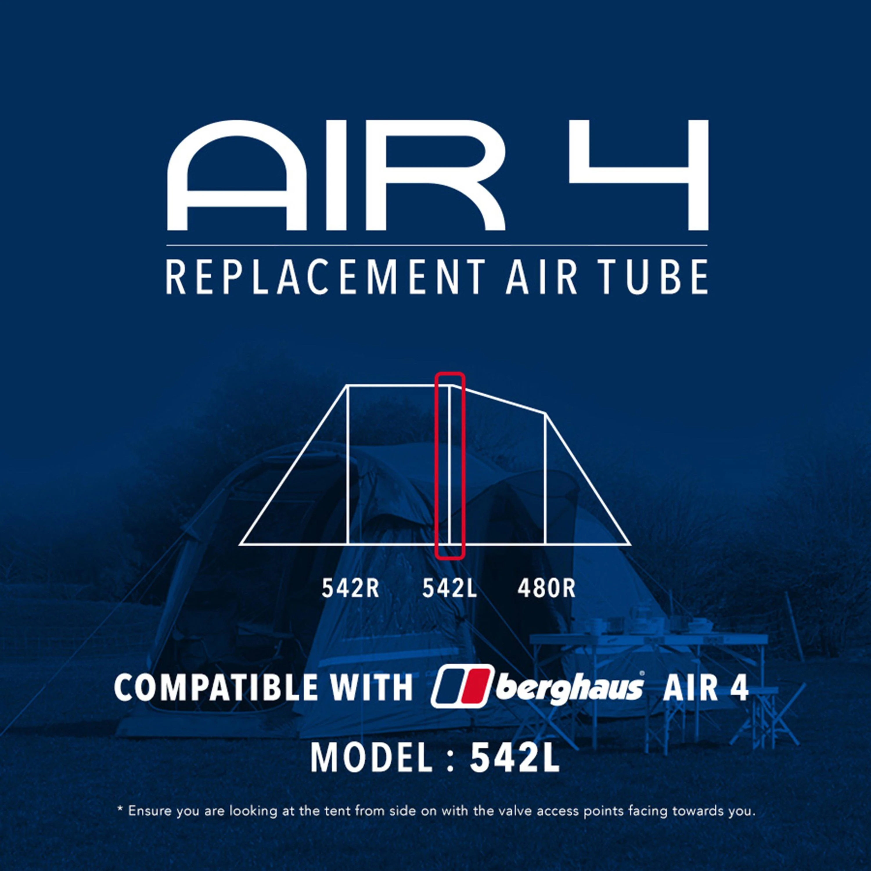 Air 4 Tent Replacement Air Tube - 542L - Image 3