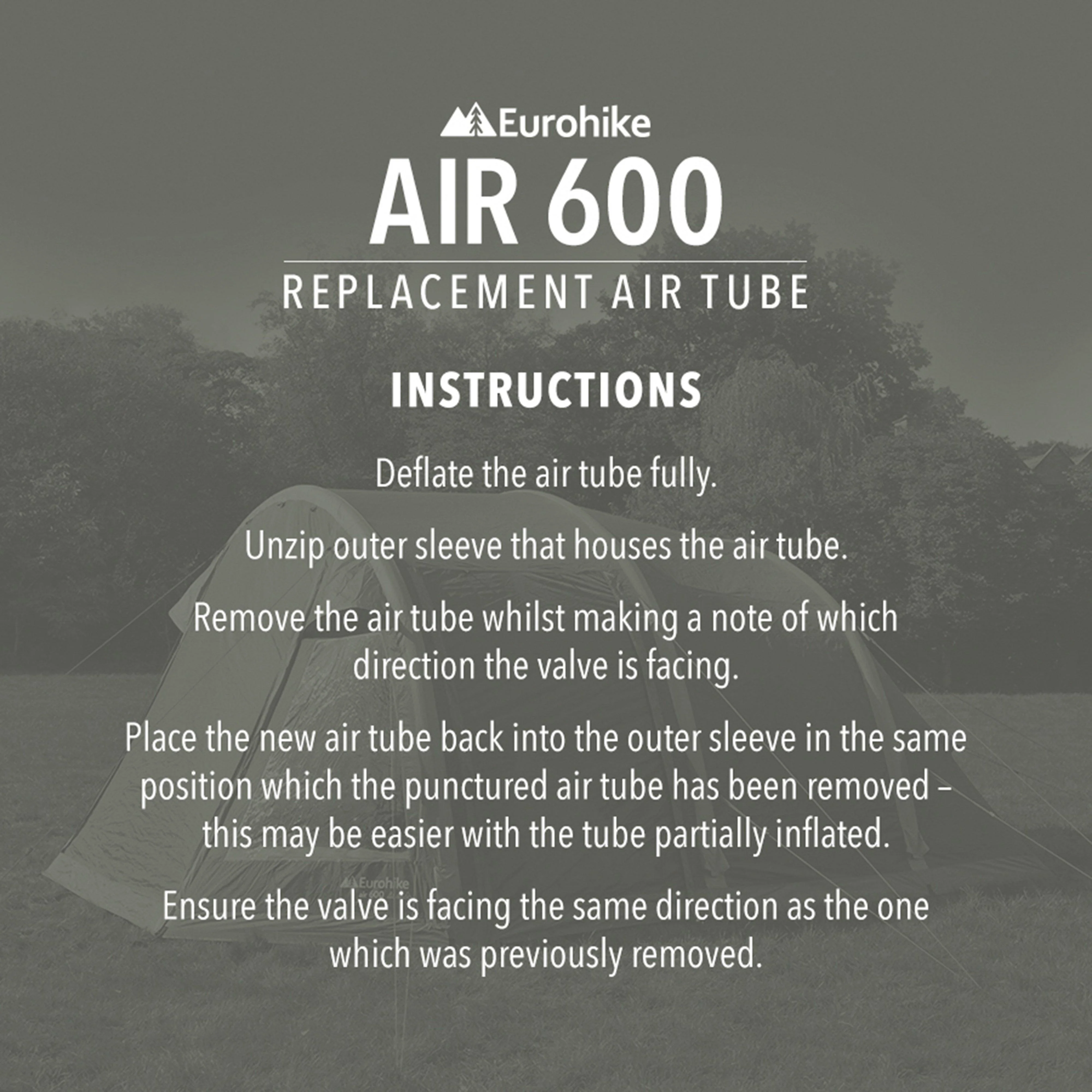 Air 600 Replacement 658F Air Tube - Image 2
