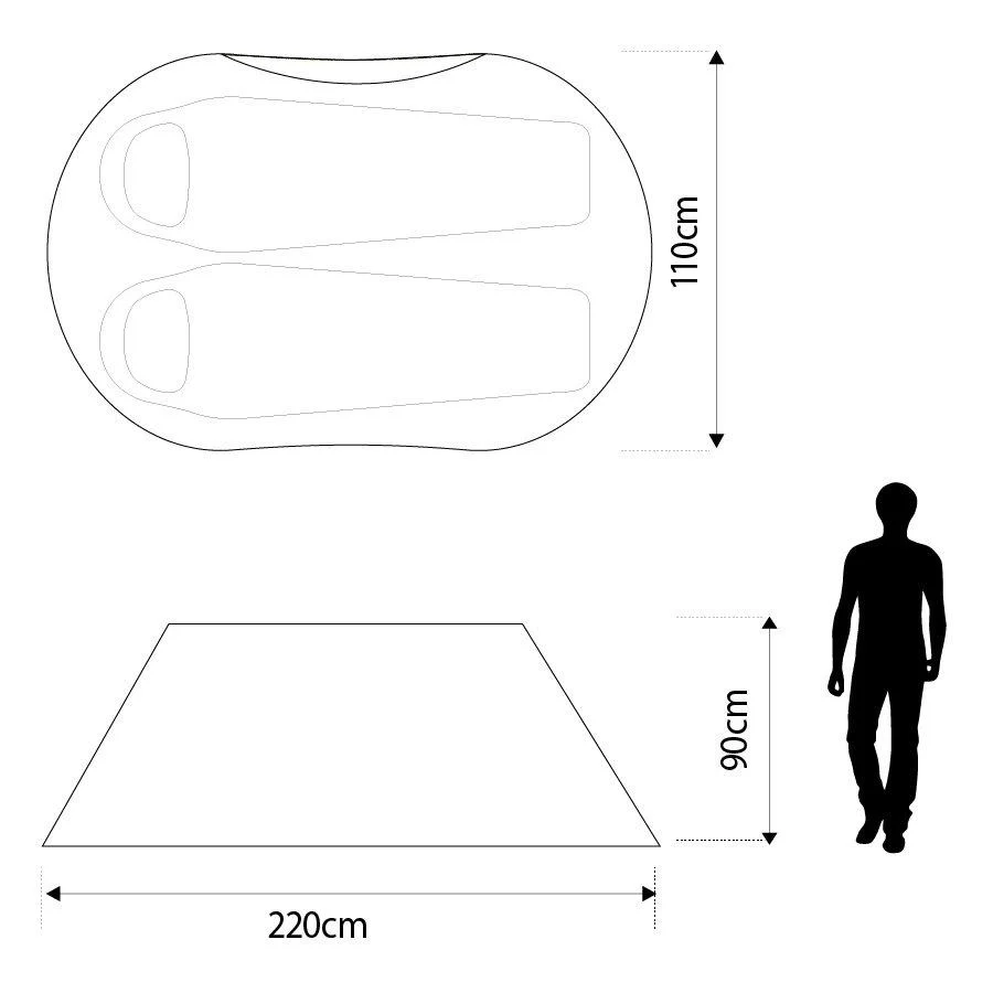 Pop Up 200 SD 2 Person Tent - Image 2