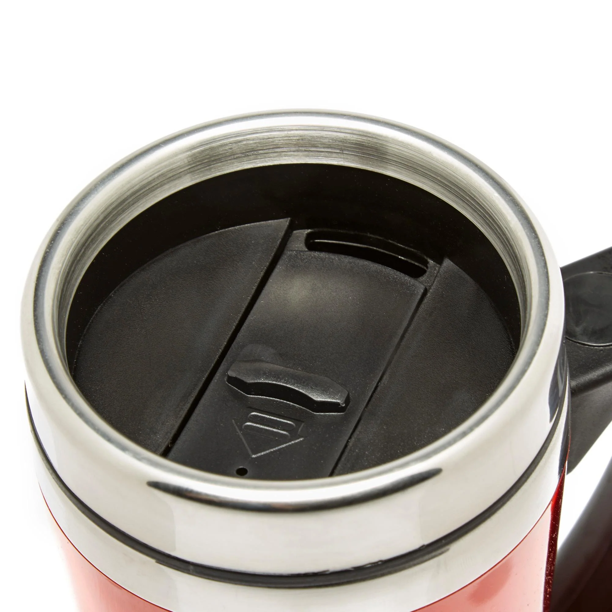 Tall Insulated Mug Red 450ml - Image 3