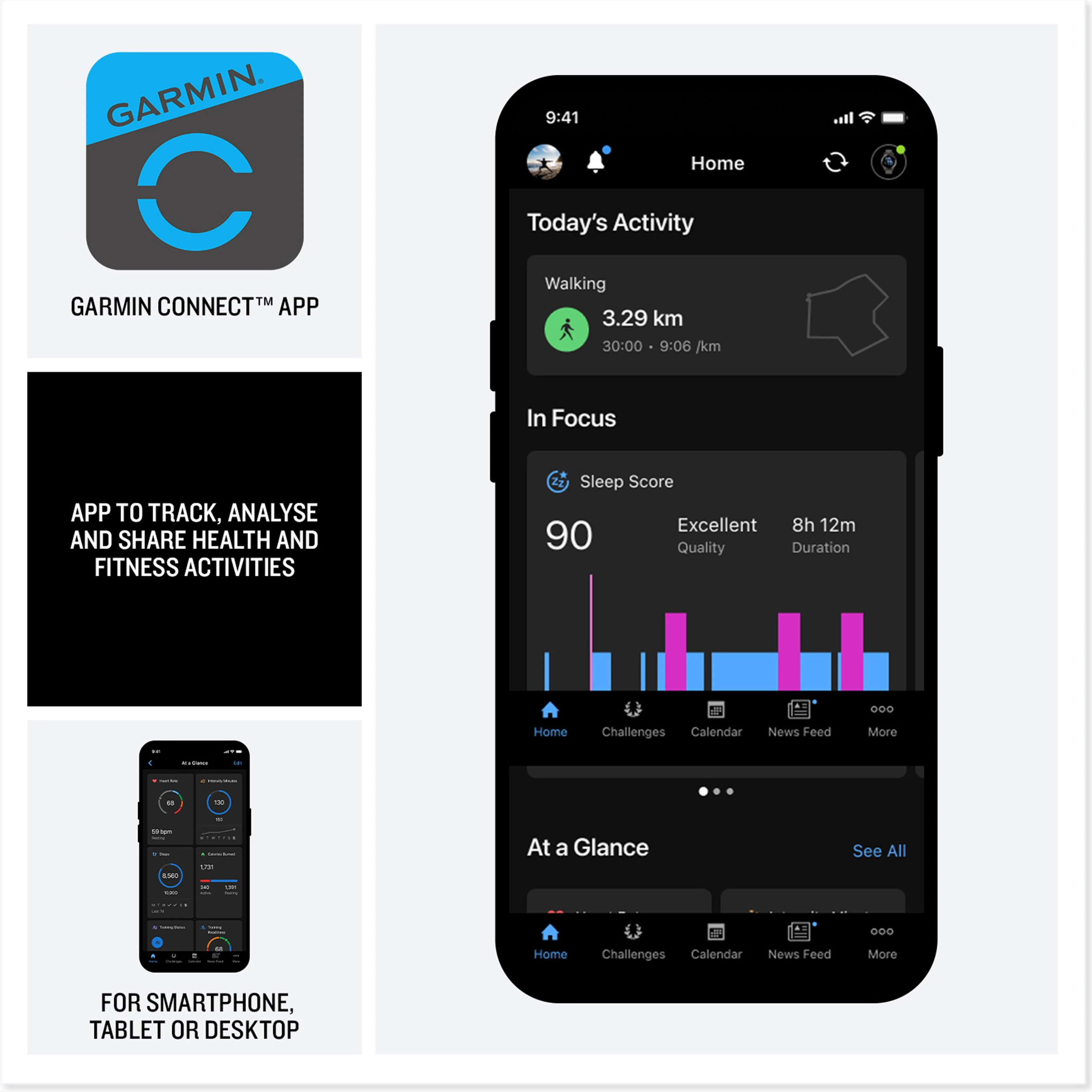 Forerunner® 170 Music GPS Running Smartwatch - Image 5