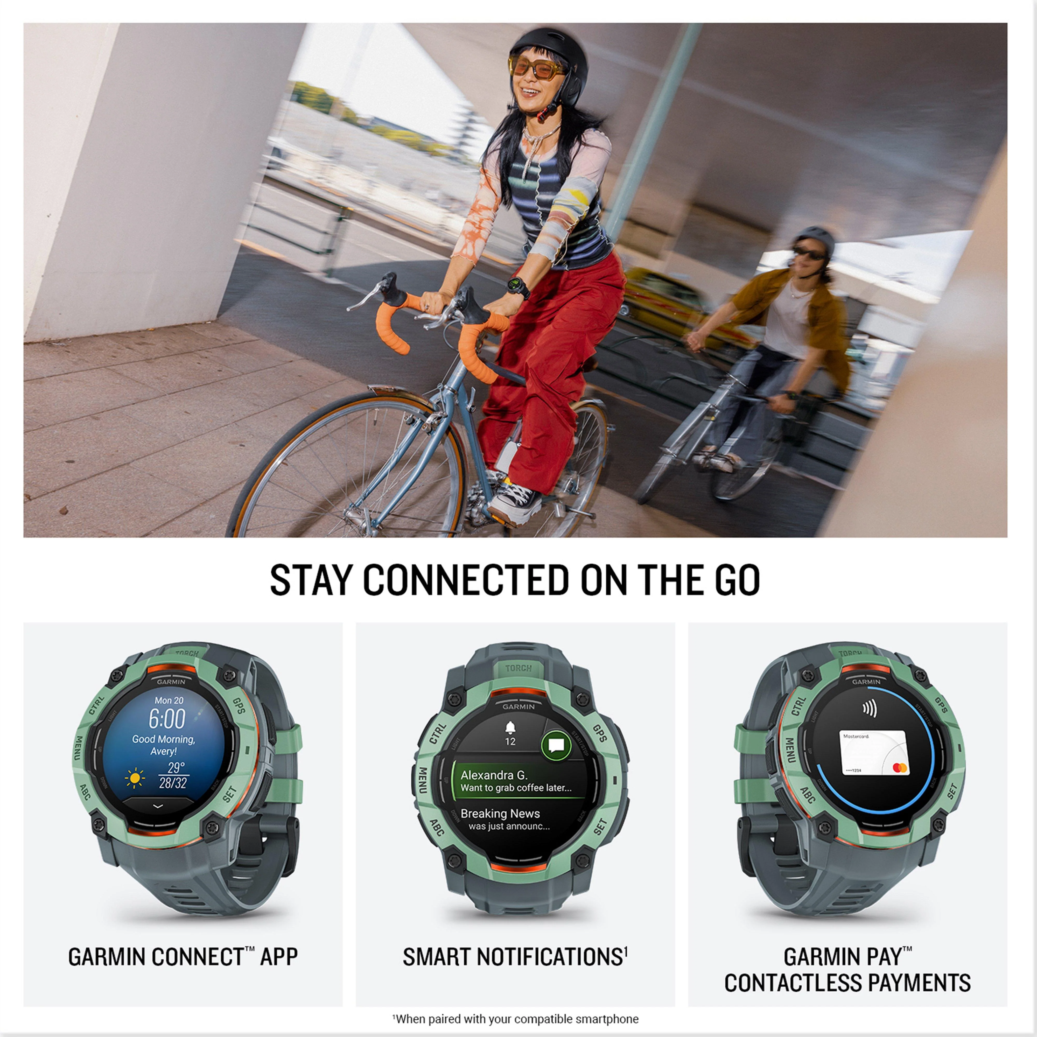 Instinct® 3 AMOLED 50mm Multi-Sport Smartwatch - Image 4