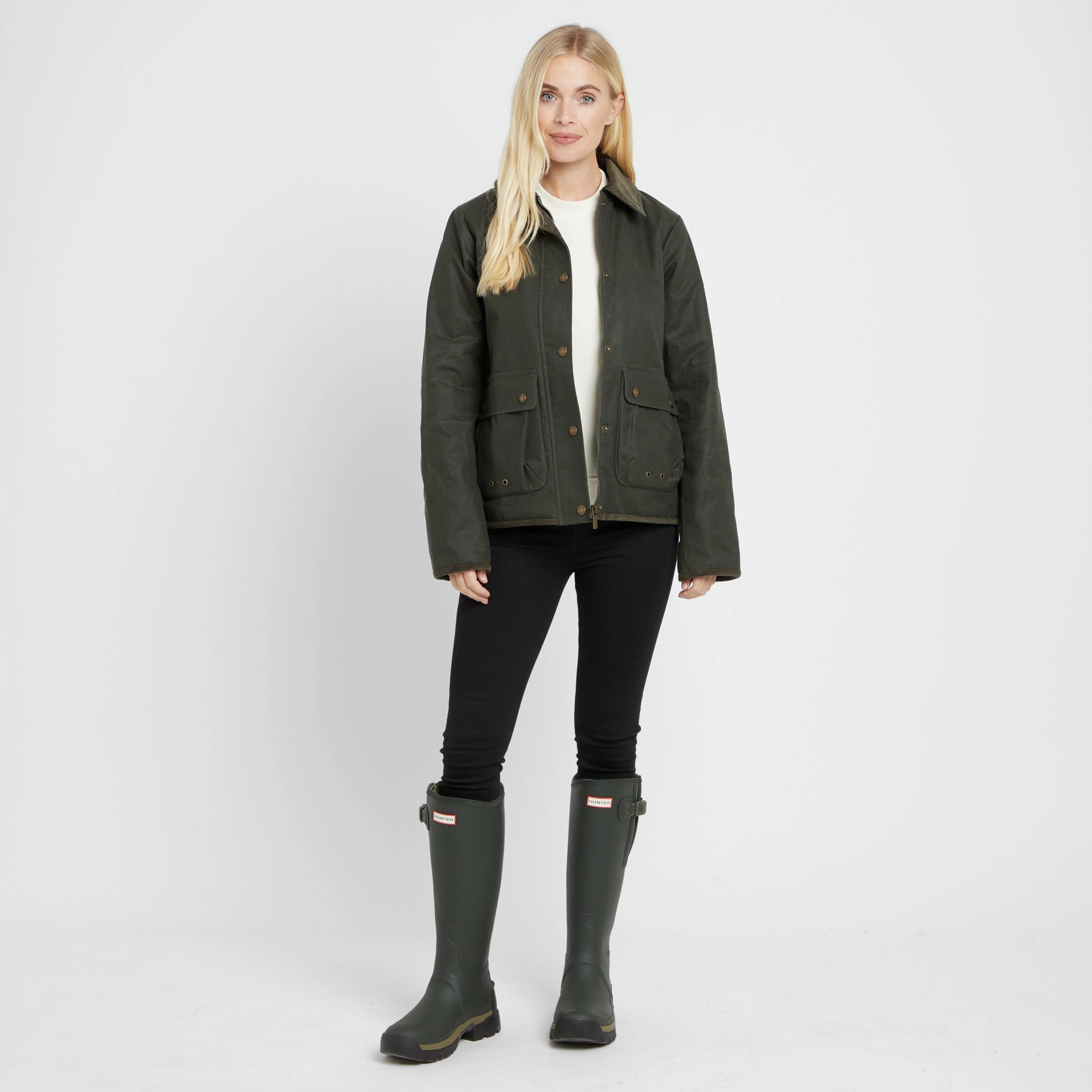 Green Label Women's Glenluce Wax Jacket - Image 3
