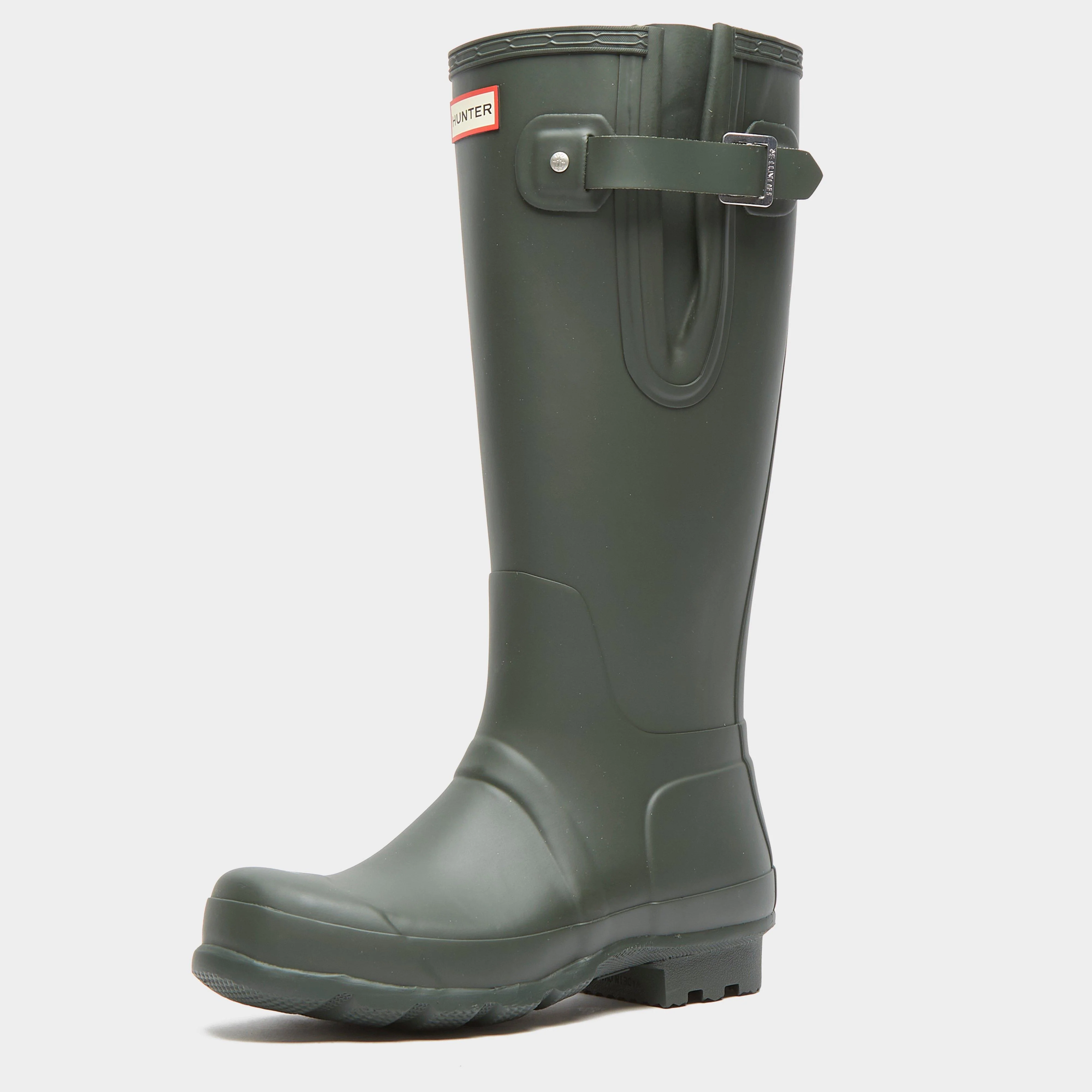 Mens Original Tall Wellington Boots Dark Olive - Image 3