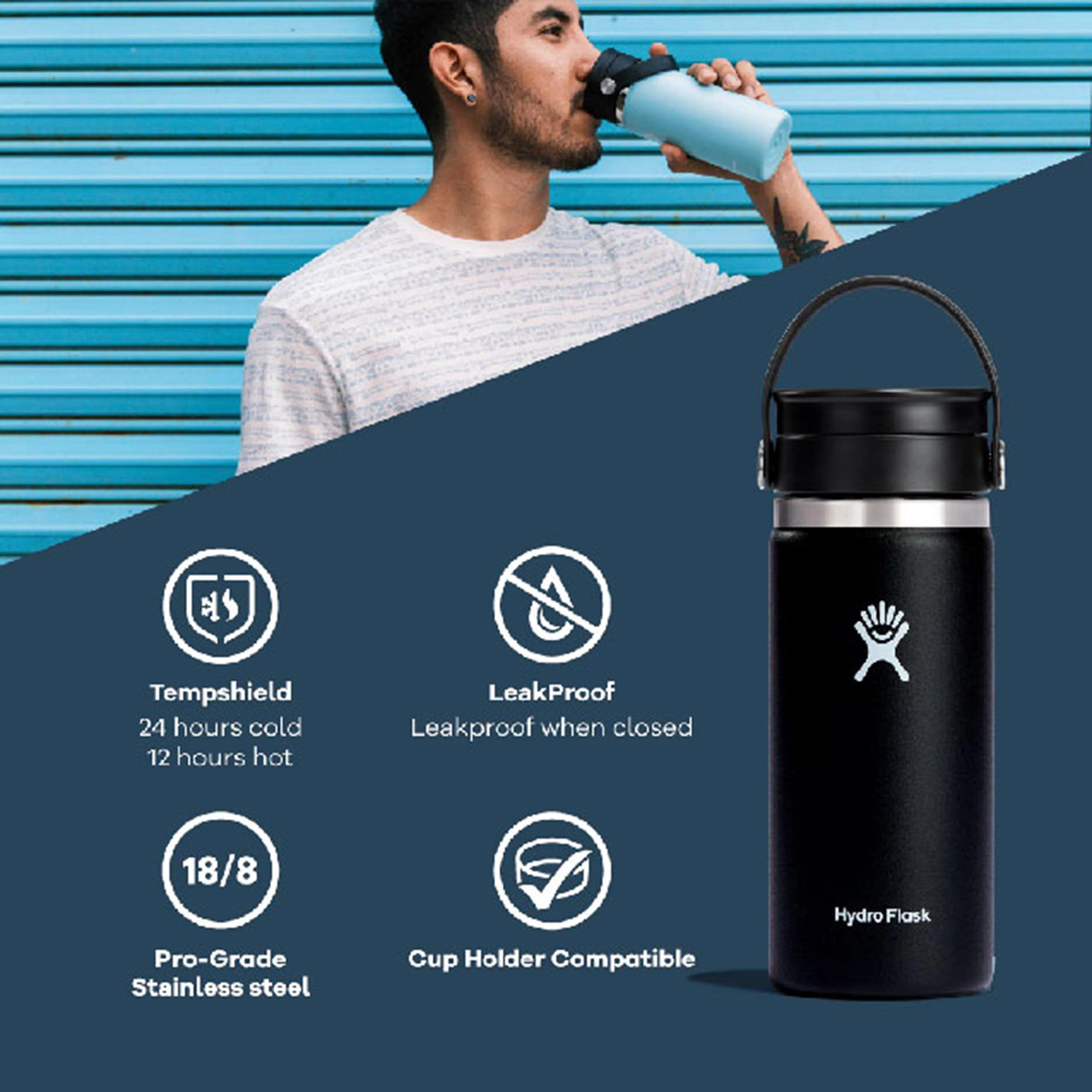 12oz Coffee Flask With Flex Sip™ Lid - Image 4