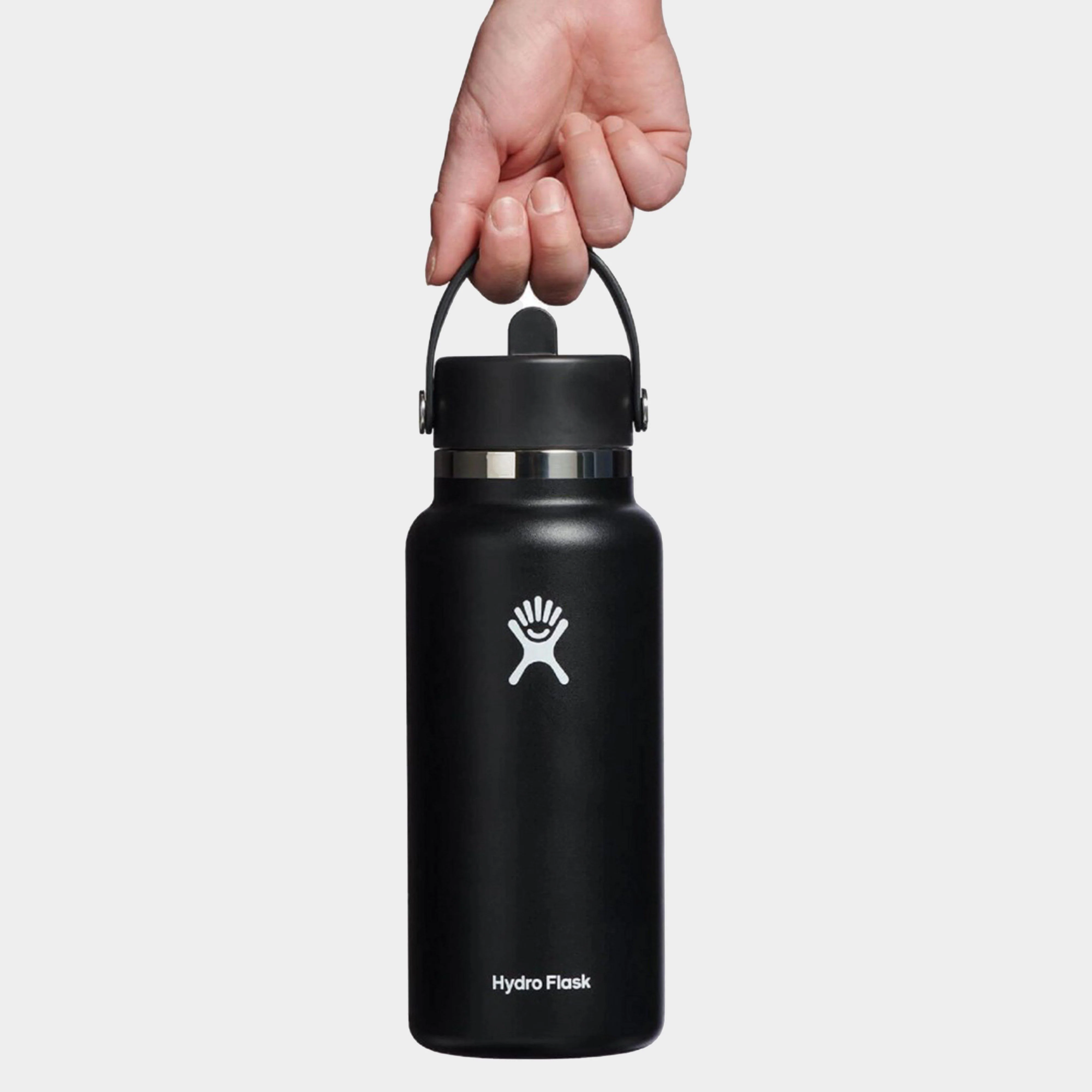 Wide Mouth with Flex Straw Cap Bottle 32oz - Image 3