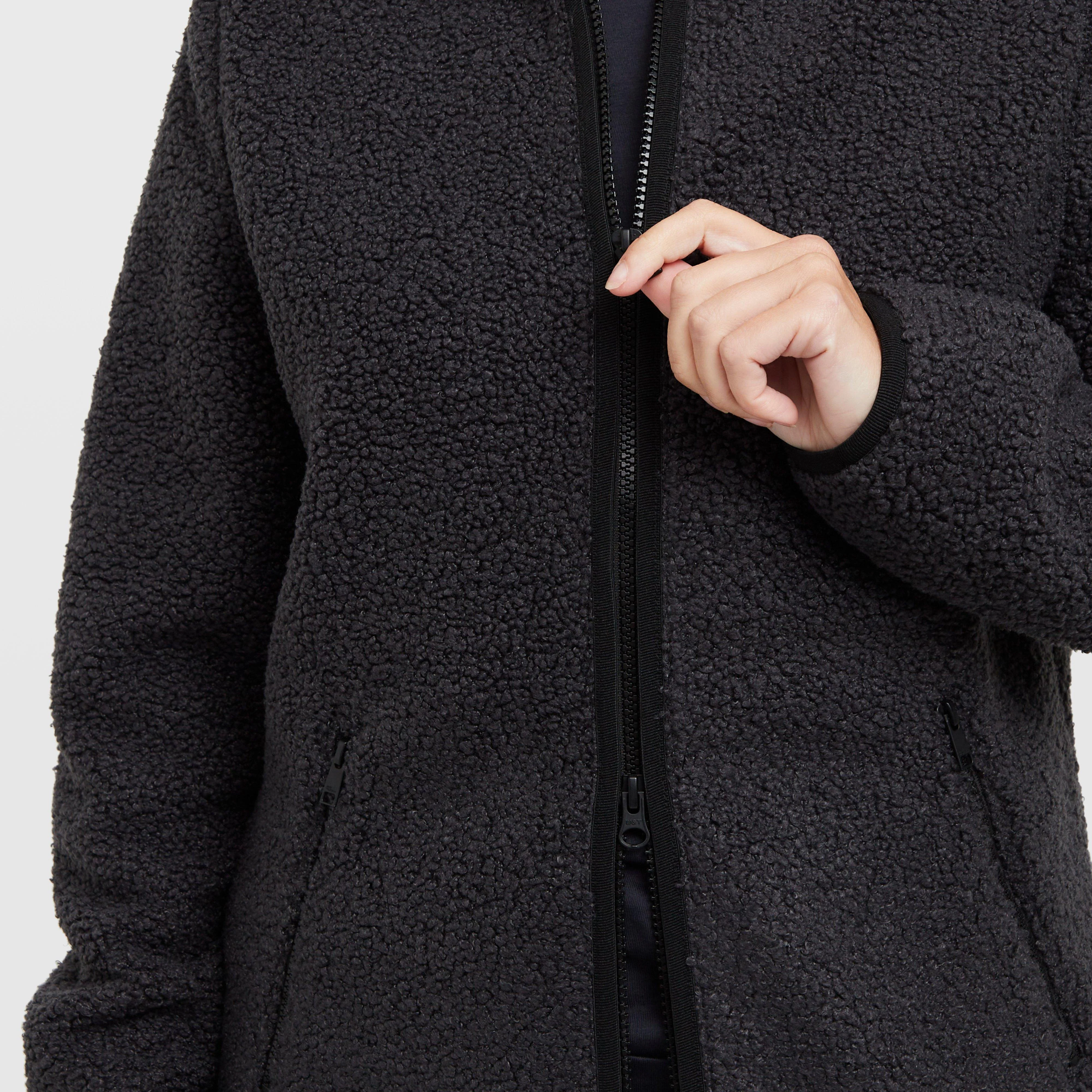 Women’s High Curl Fleece Coat - Image 7