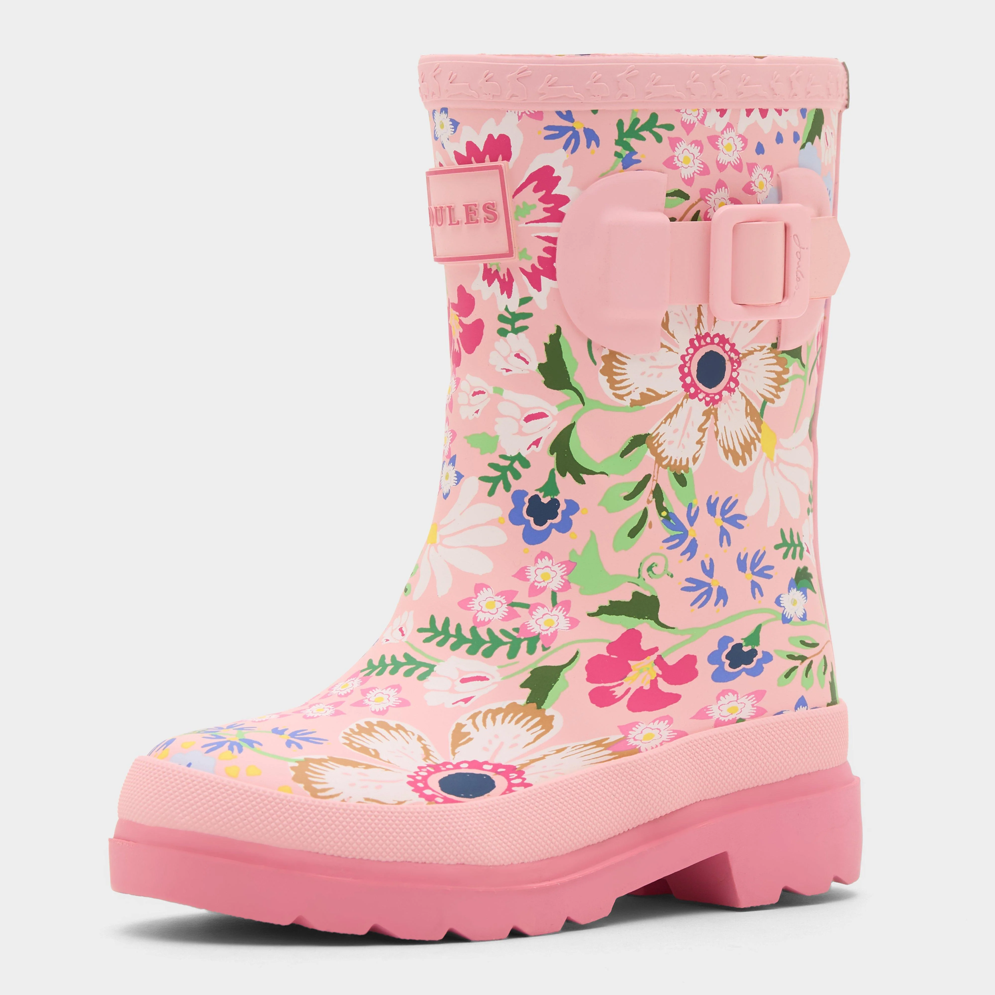 Kids' Floral Printed Wellies - Image 3