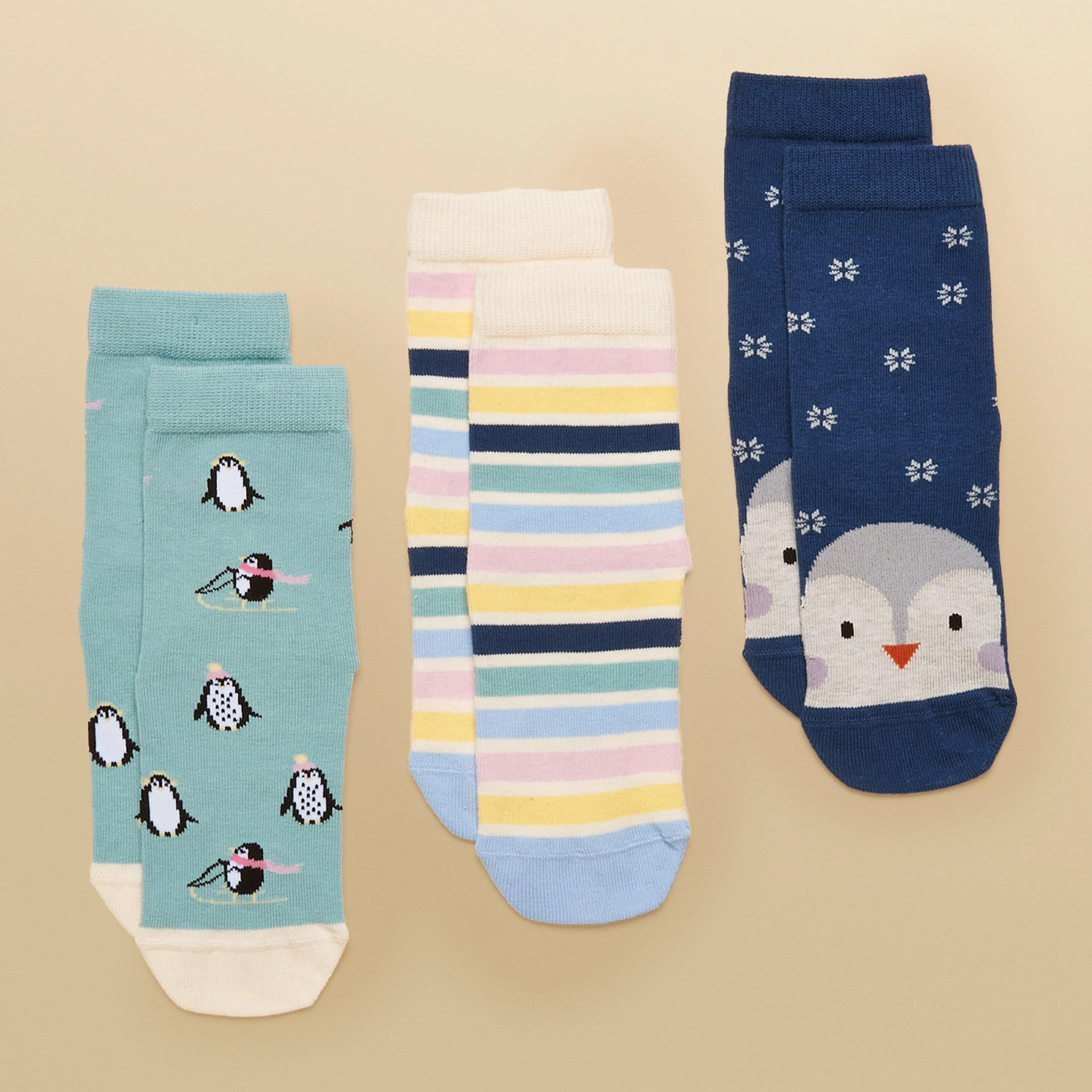 Kids'  Neat Feet 3 Pack Socks - Image 4