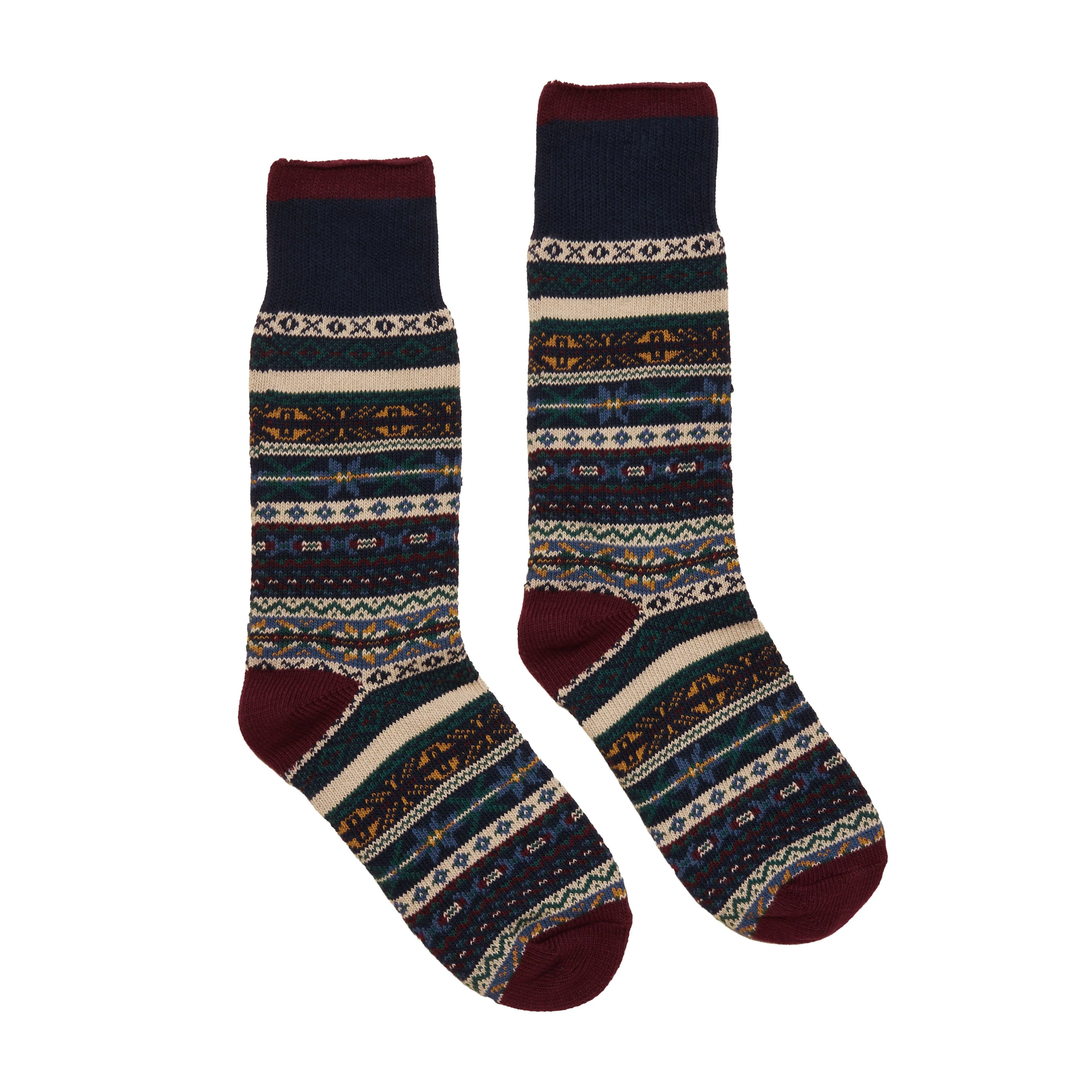 Men's Alby Multi Fair Isle Socks - Image 2
