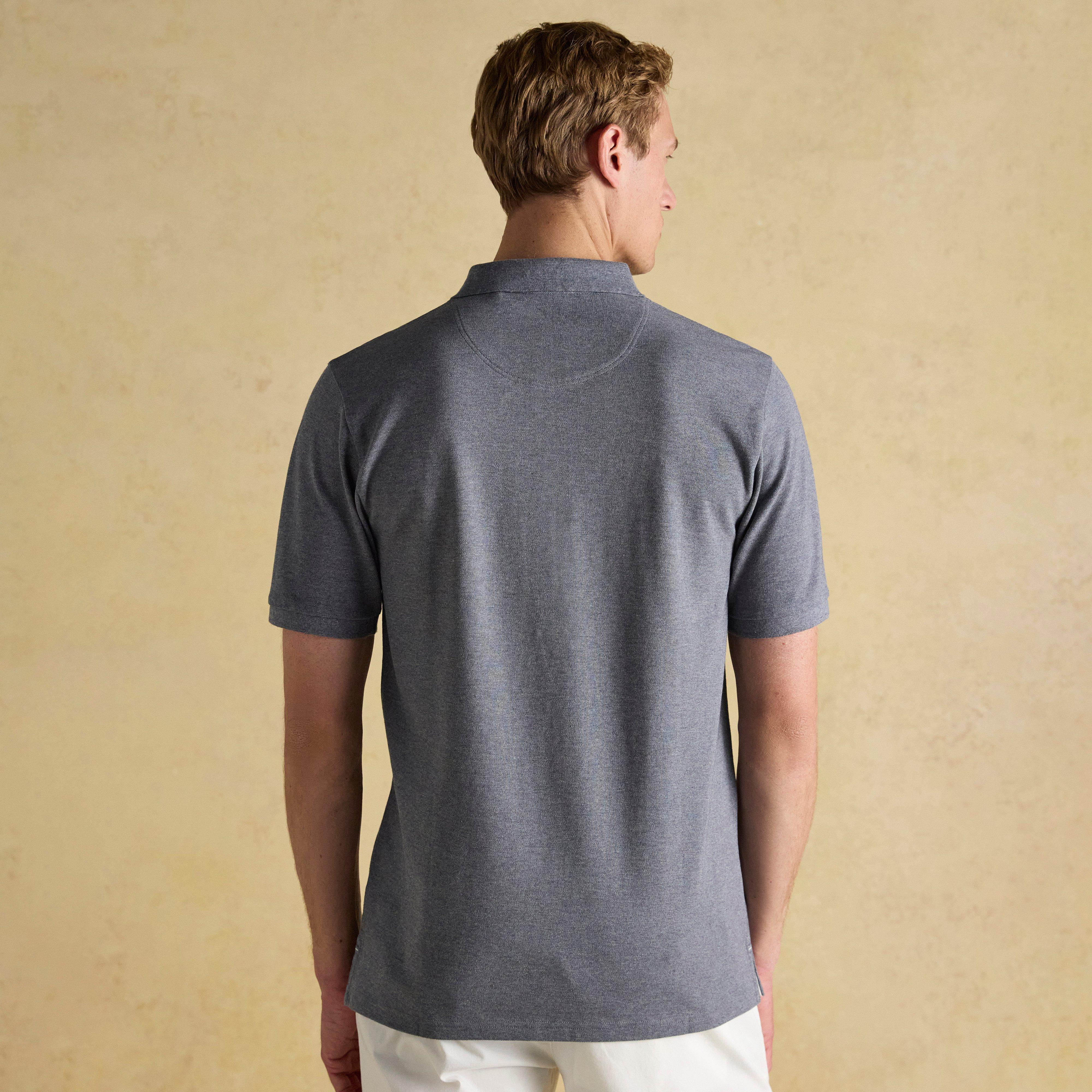 Men's Woody Polo Shirt Grey - Image 2