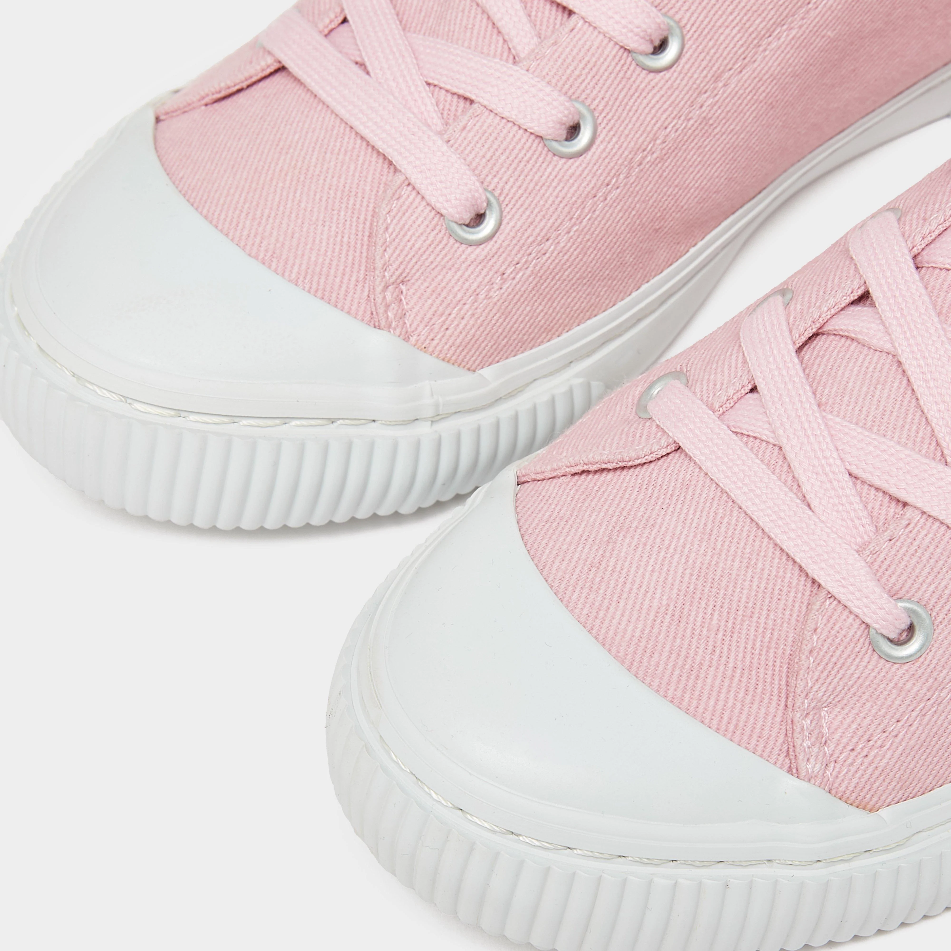 Women's Coast Canvas Pumps Pink - Image 6