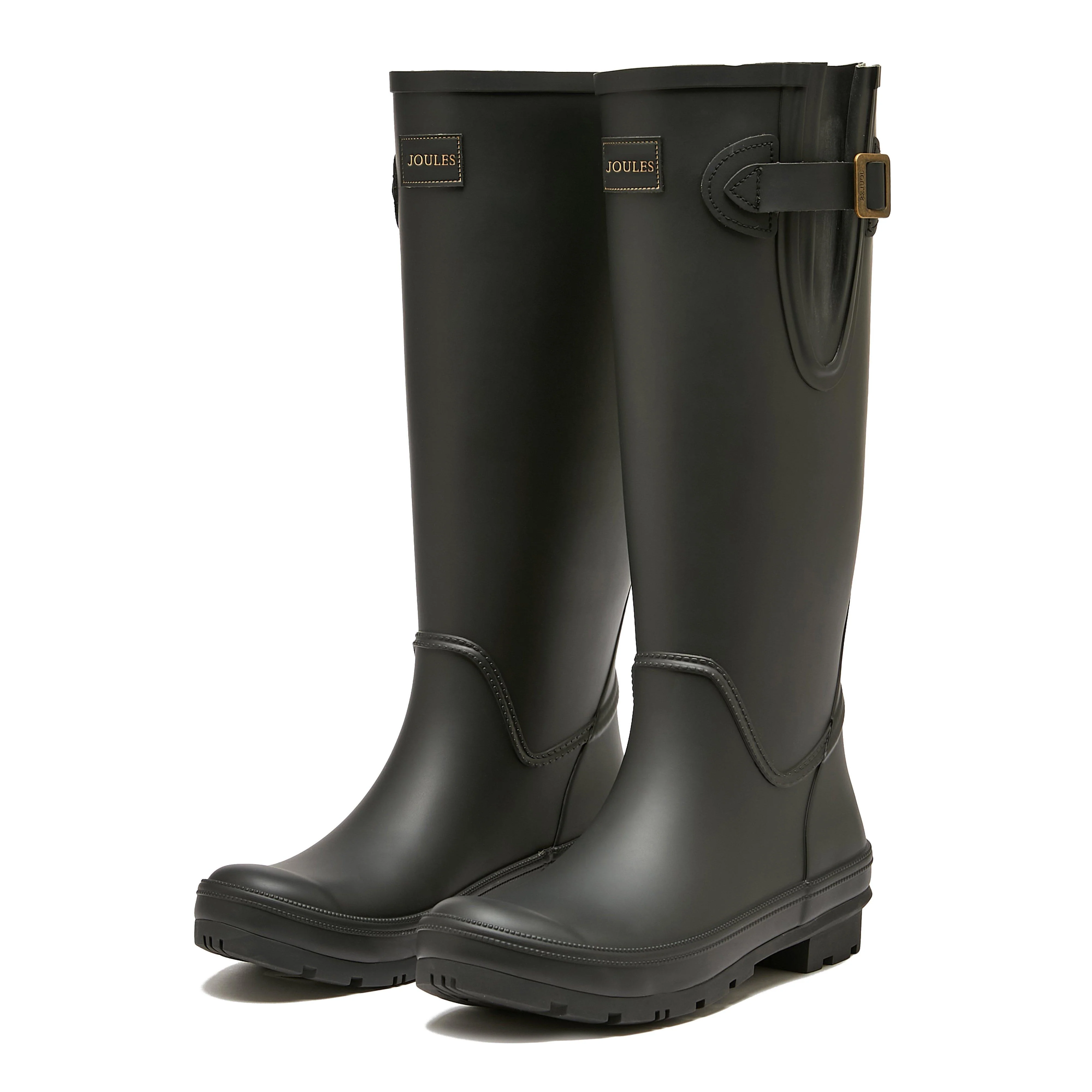 Women's Houghton Adjustable Tall Wellies Black - Image 7