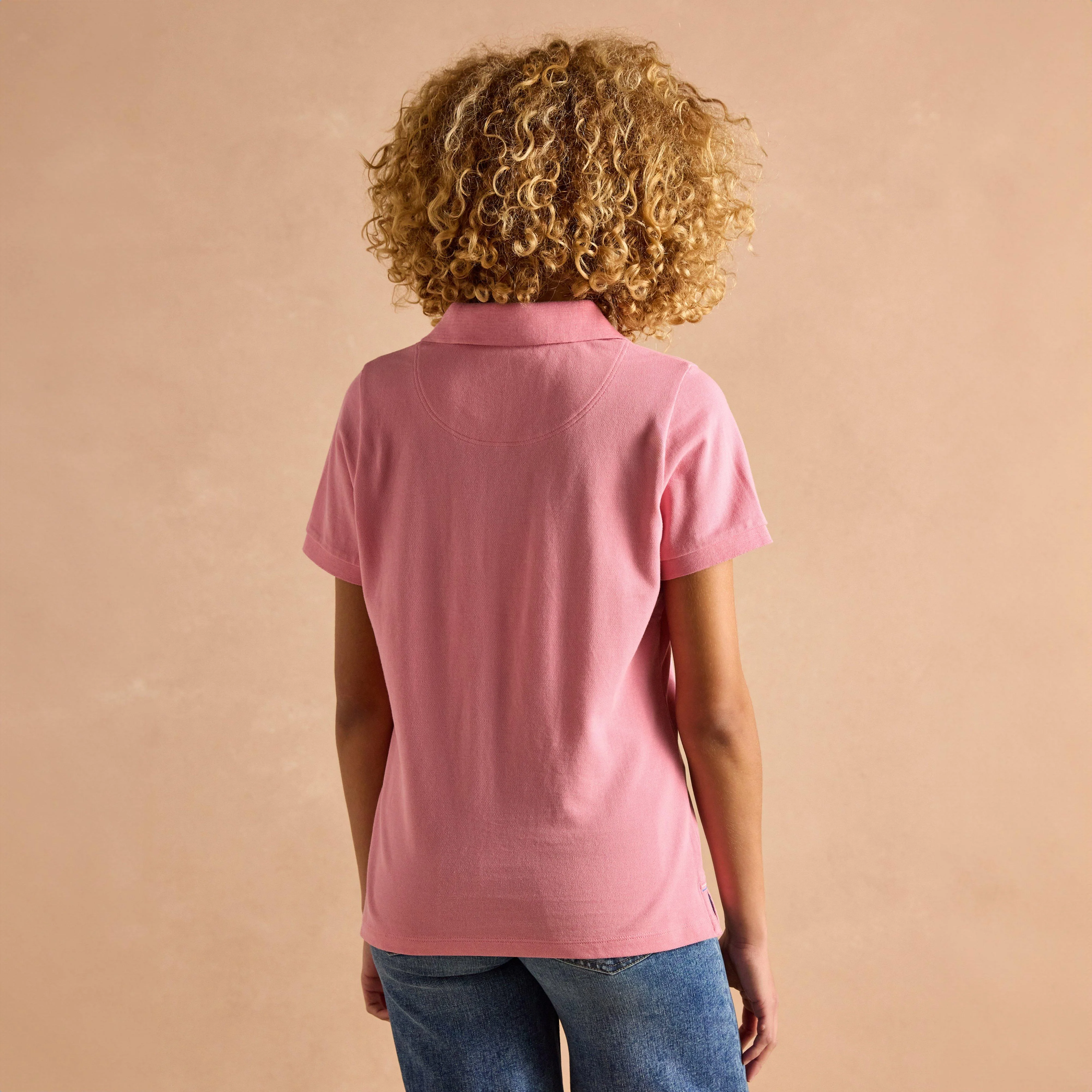 Women's Woody Polo Pink - Image 2