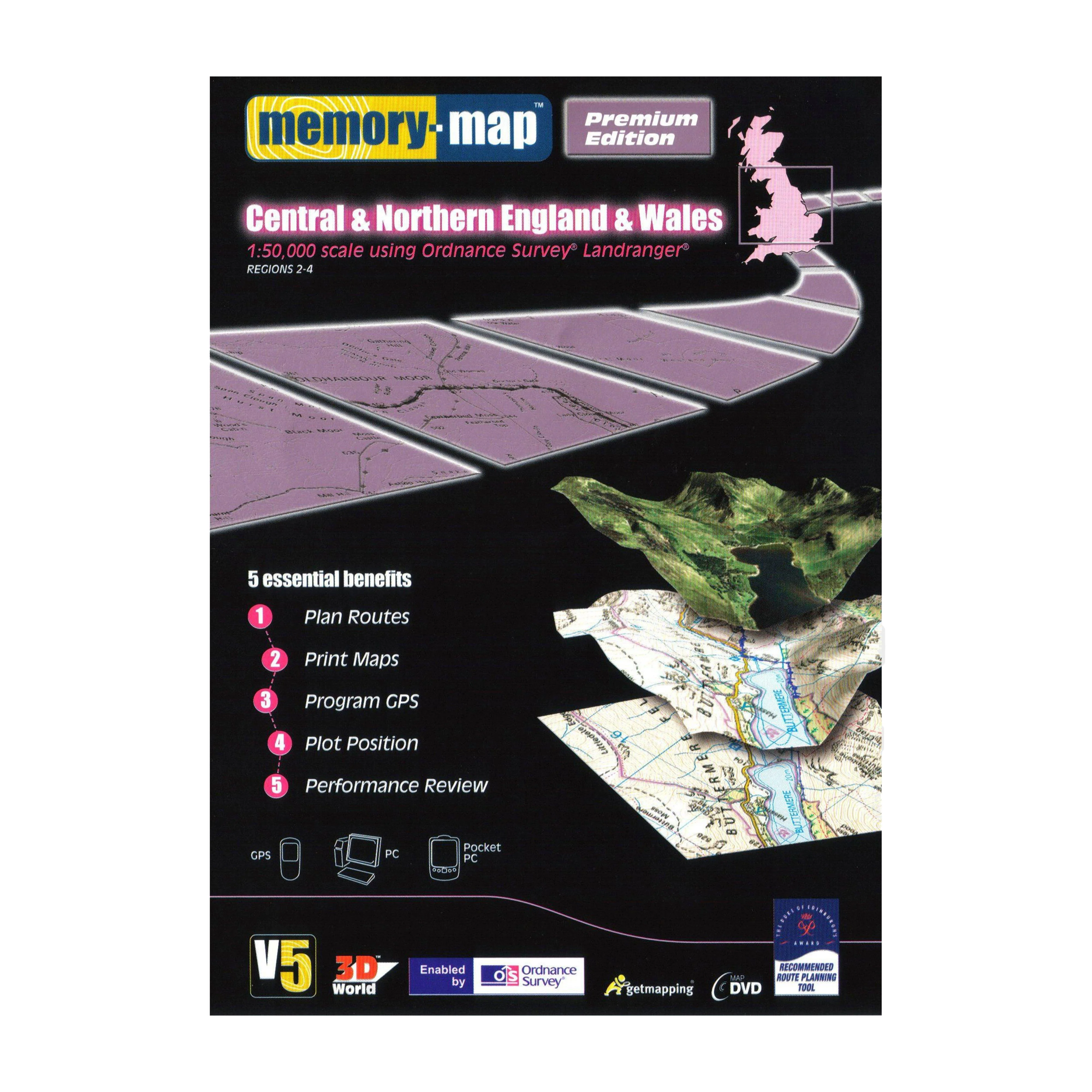 Central & Northern England & Wales GPS Maps - Image 2