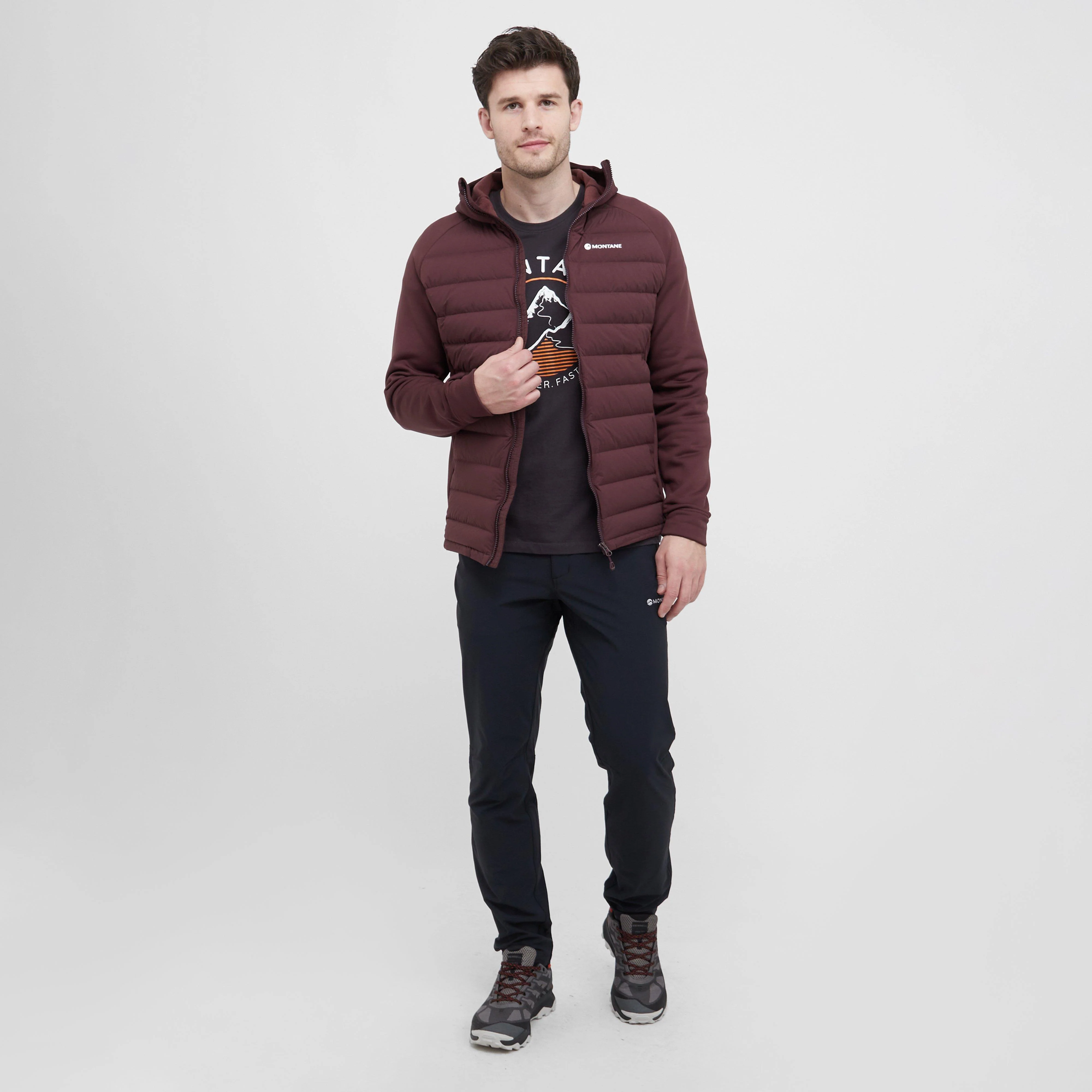 Men's Composite Hooded Down Jacket - Image 3