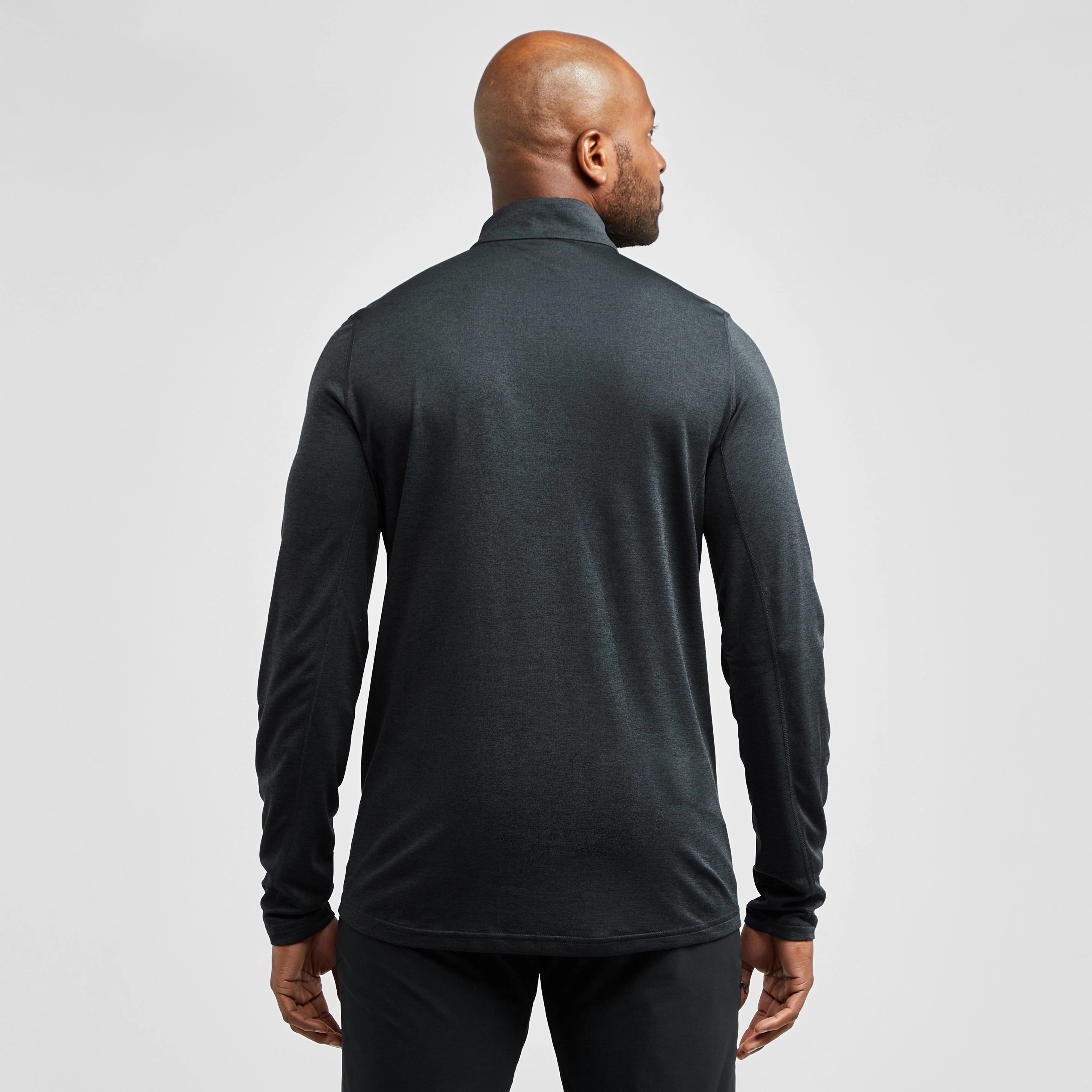 Men’s Dart Zip Neck Long Sleeve T-Shirt - Image 2