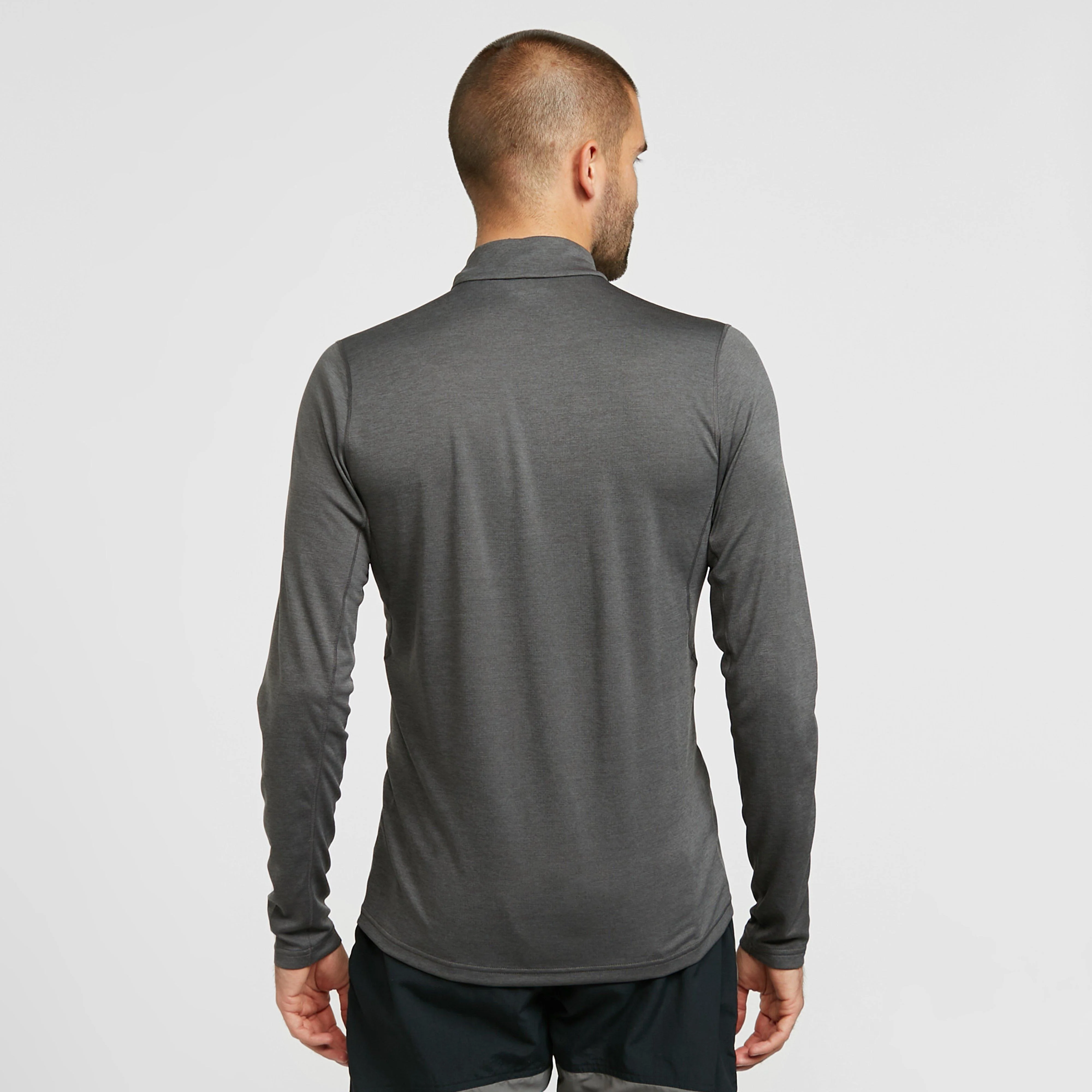 Men’s Dart Zip Neck Long Sleeve T-Shirt - Image 2