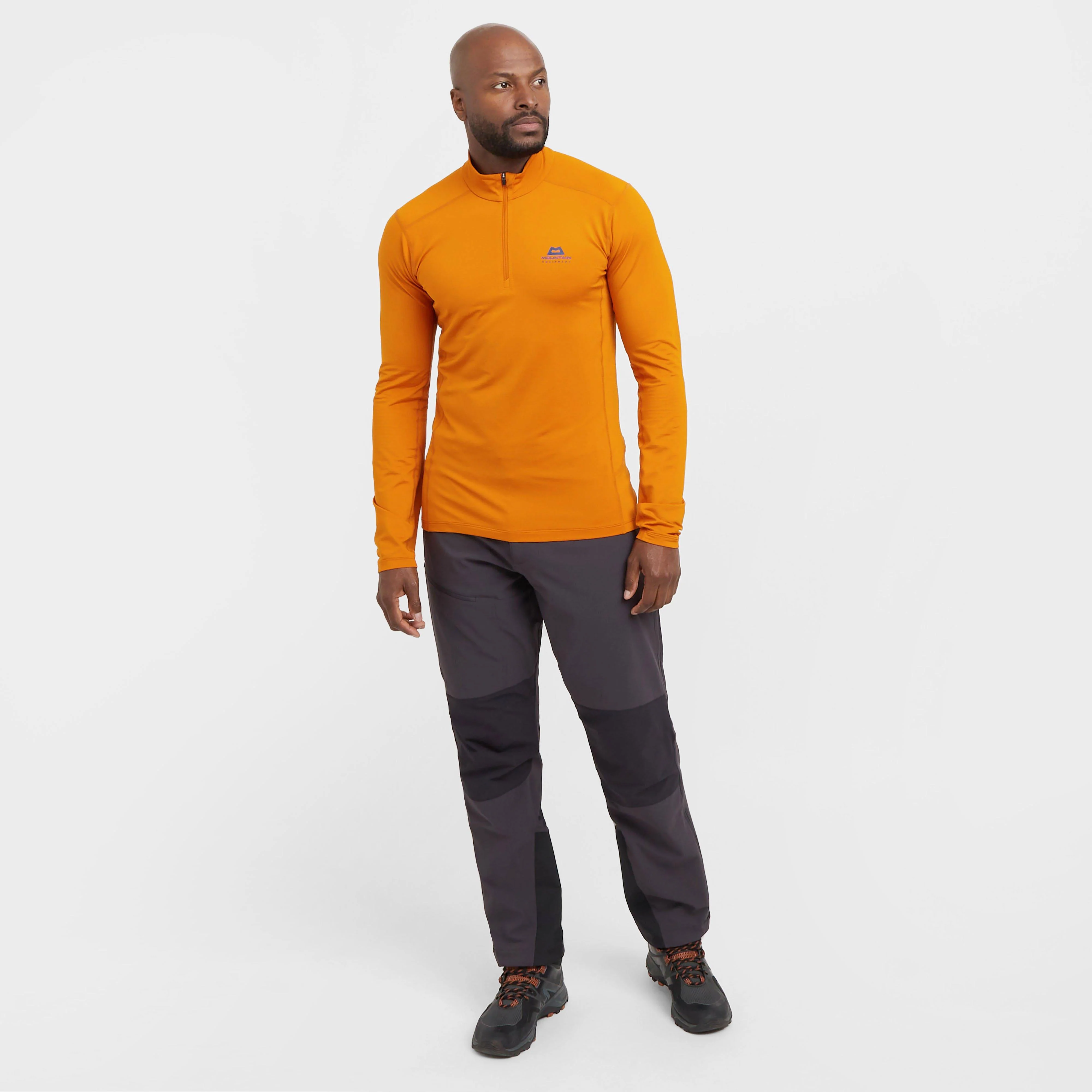 Men's Cerrig Long Sleeve Zip T-Shirt - Image 3