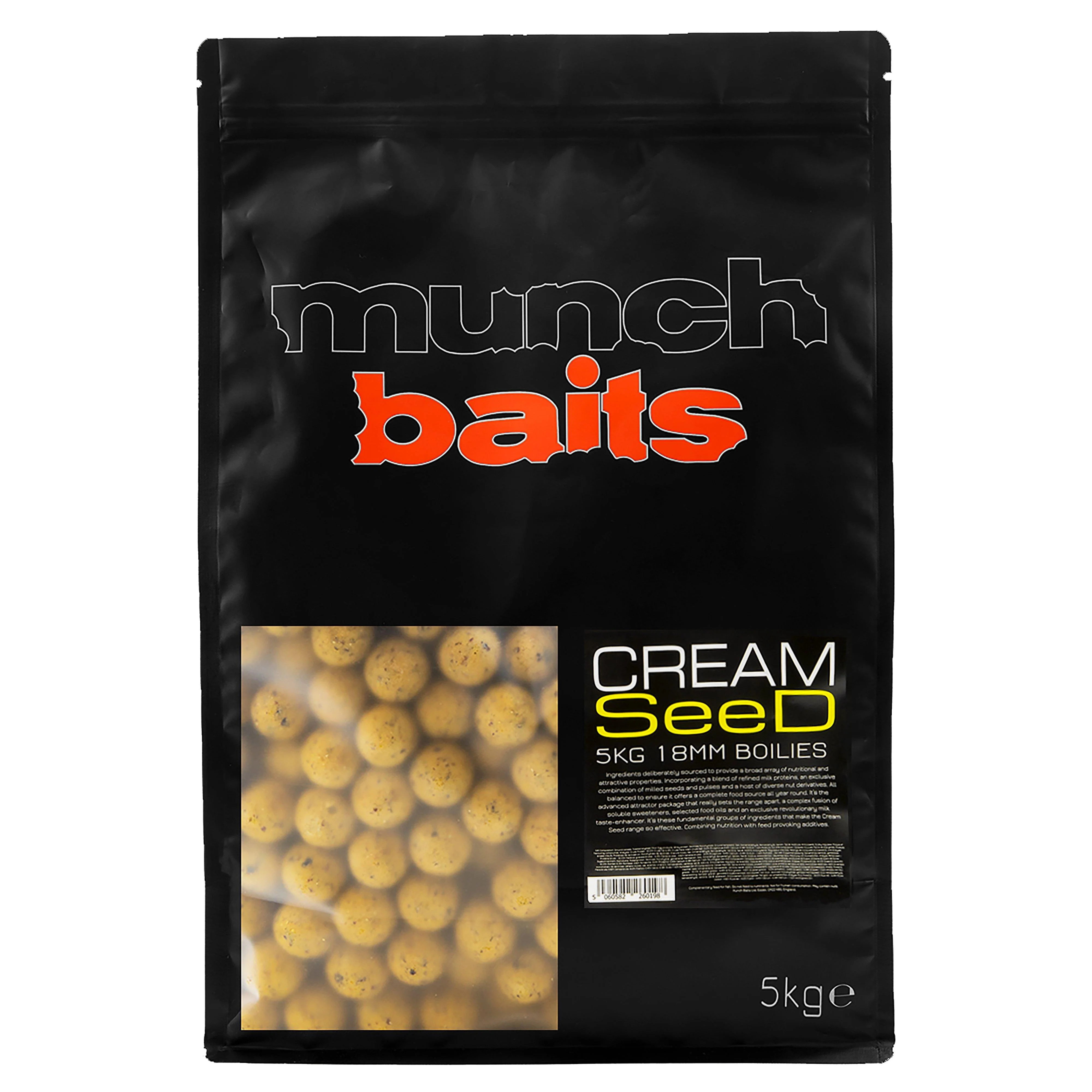 Cream Seed 18mm Boilies 5k shelf life - Image 3