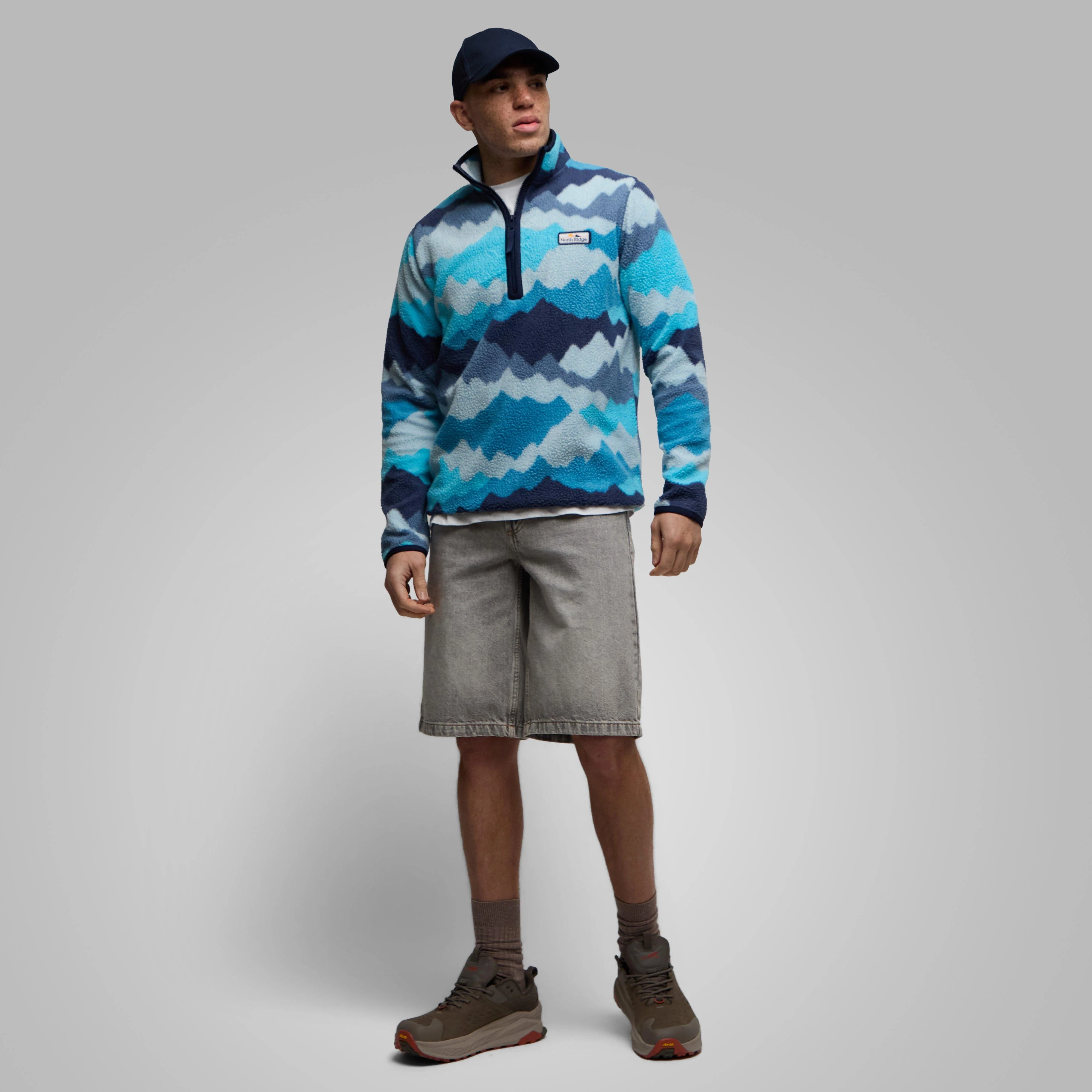 Men’s Vision Half-Zip Printed Fleece - Image 2
