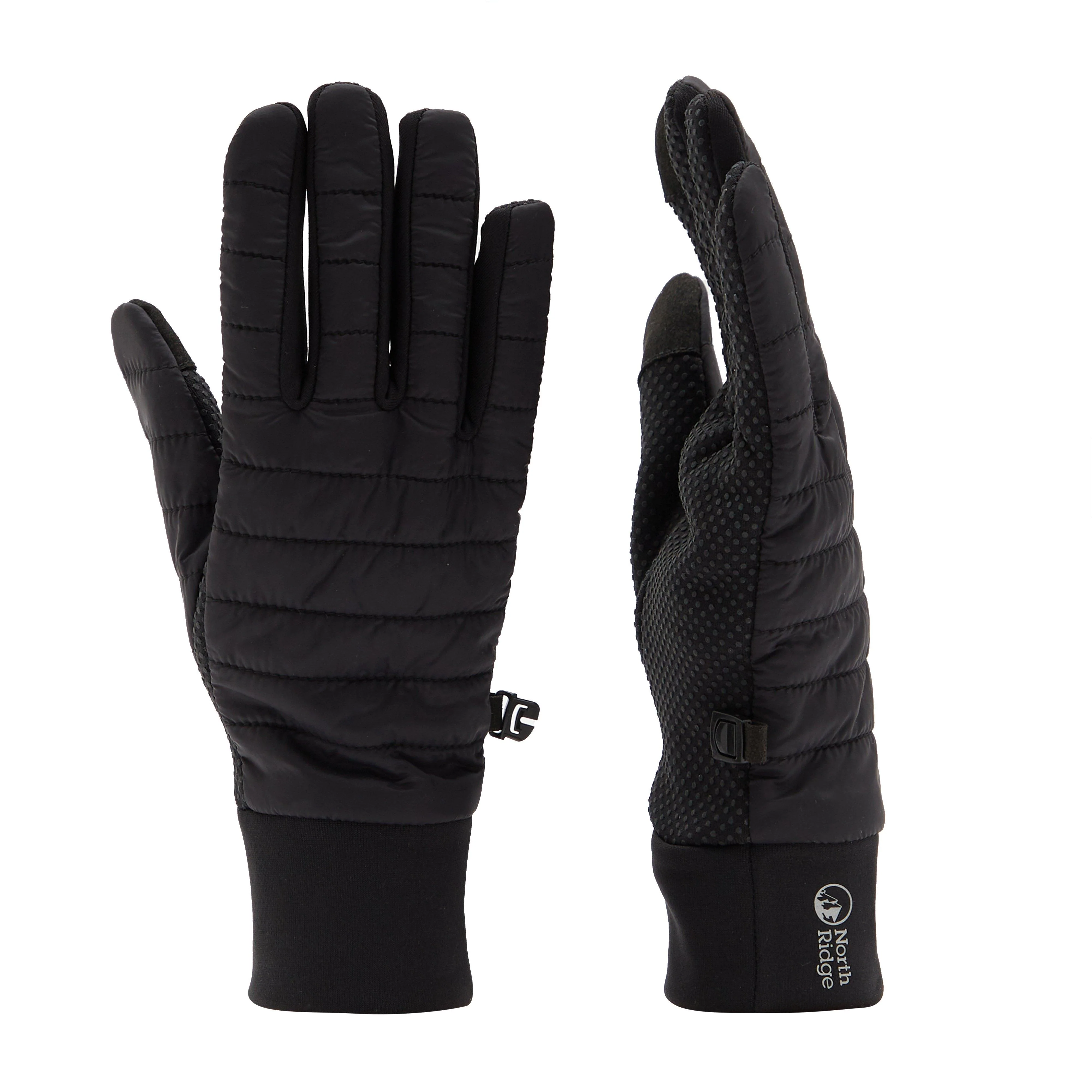 Women’s Hybrid Gloves Black - Image 4
