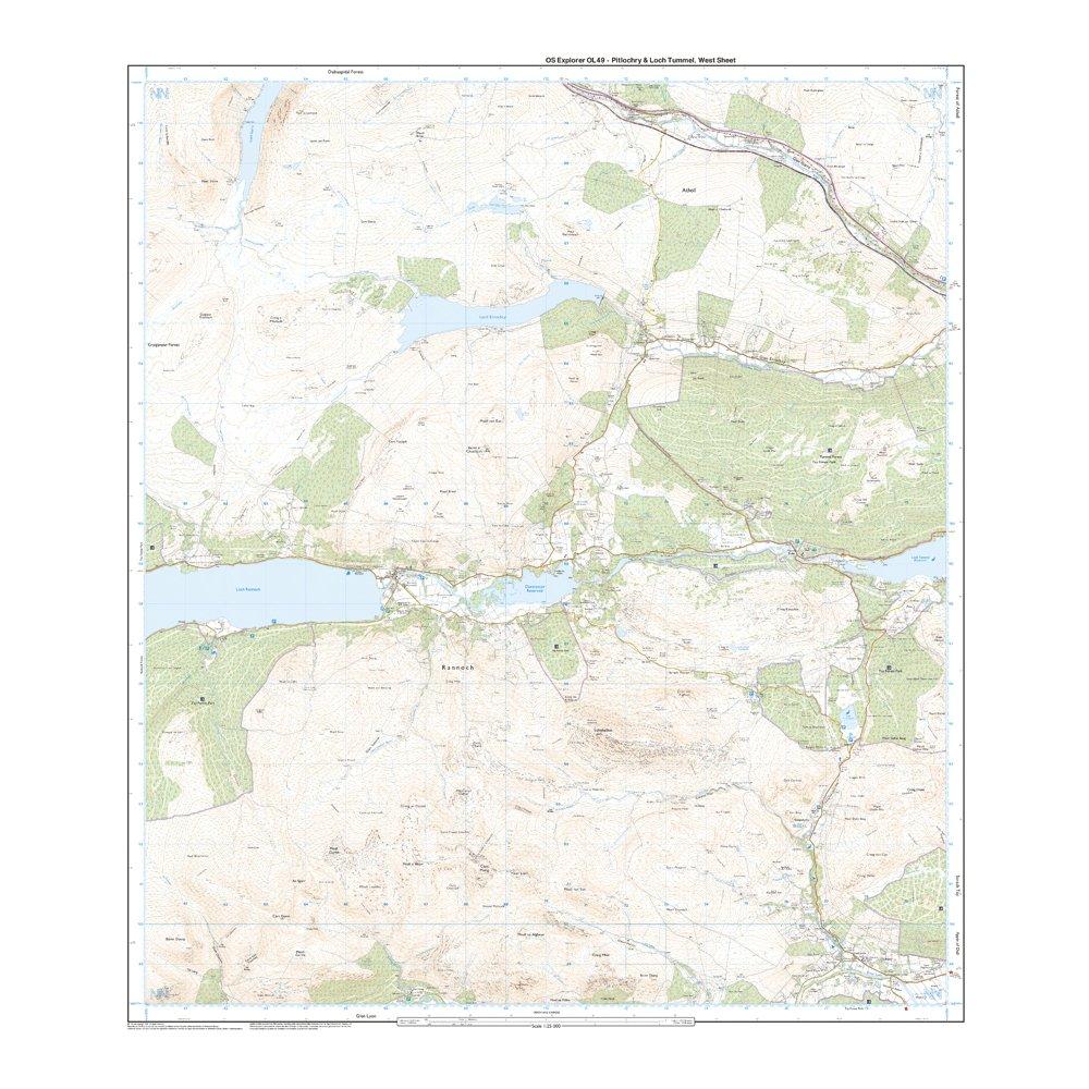 Active Explorer OL 49 Pitlochry & Loch Tummel Map - Image 4