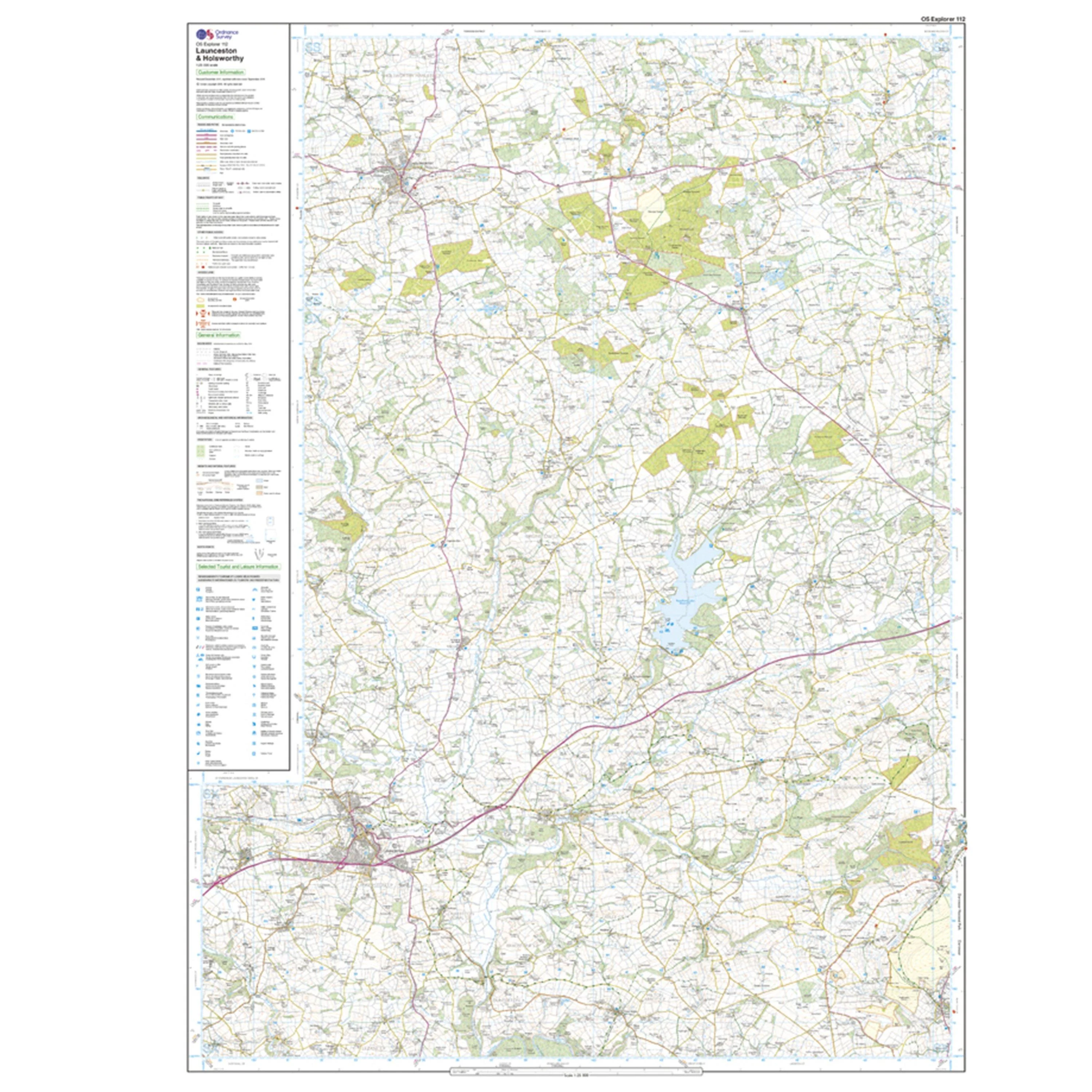 Explorer 112 Launceston & Holsworthy Map With Digital Version - Image 3